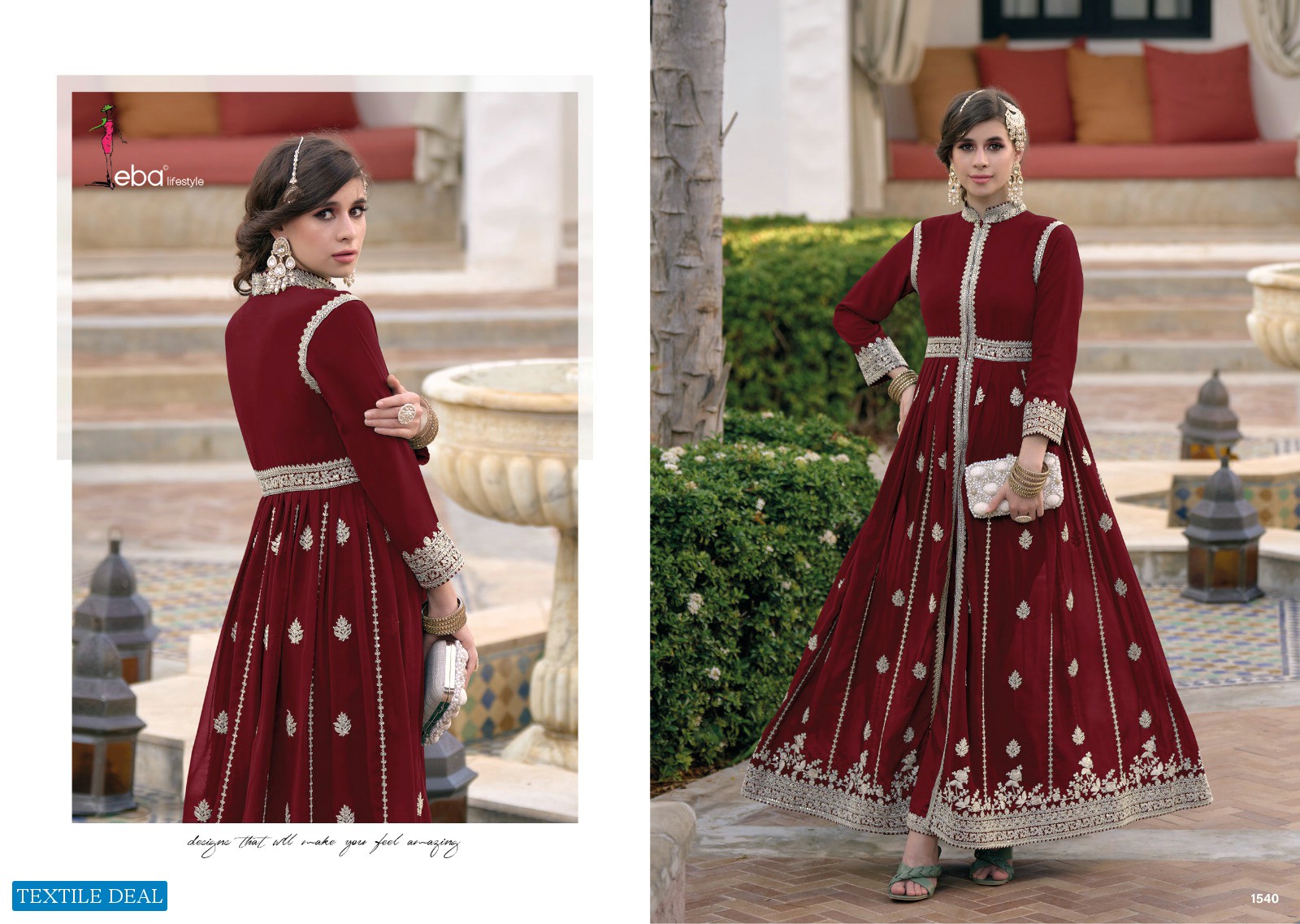 Eba Gulmeena Wholesale Designer Ethnic Salwar Suits