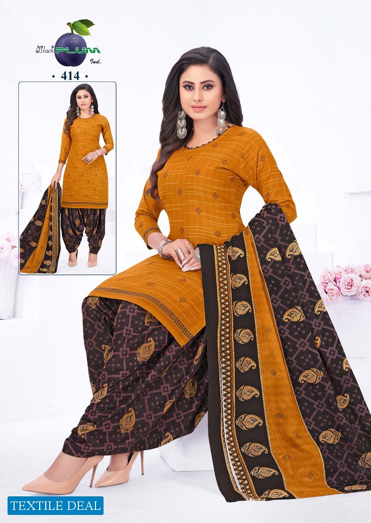 Black Plum Iconic Vol-4 Wholesale Pure Cotton Printed Dress Material