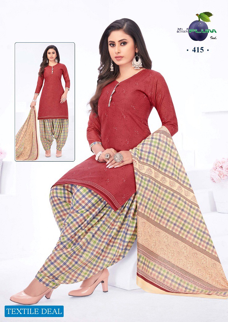 Black Plum Iconic Vol-4 Wholesale Pure Cotton Printed Dress Material