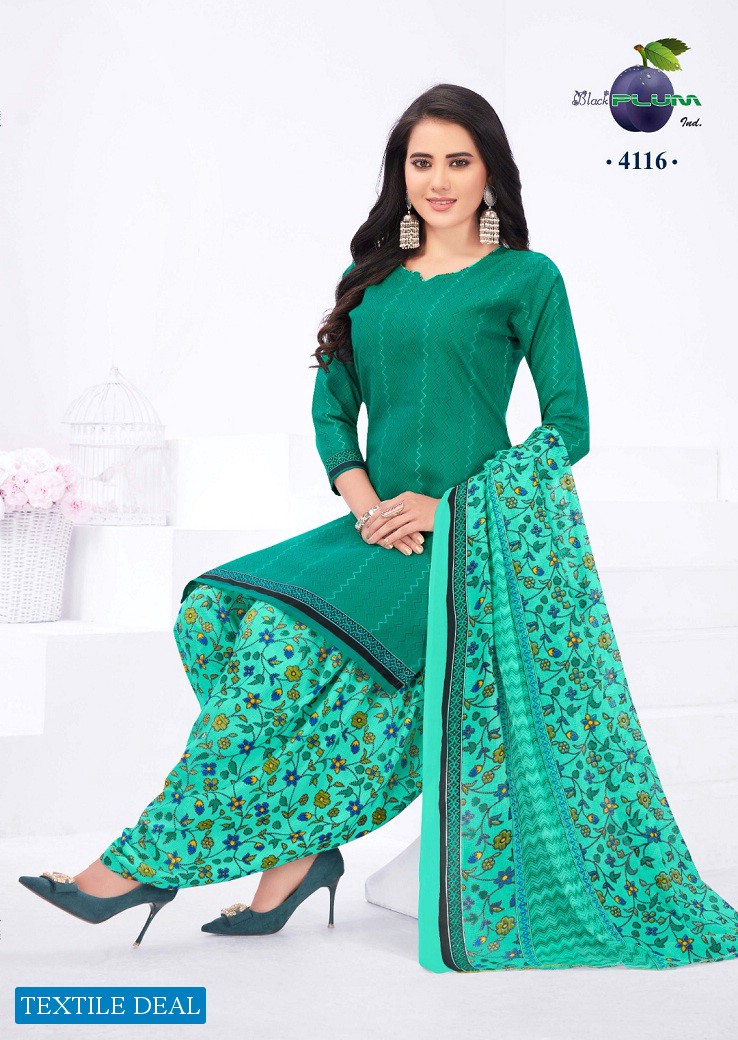 Black Plum Iconic Vol-4 Wholesale Pure Cotton Printed Dress Material