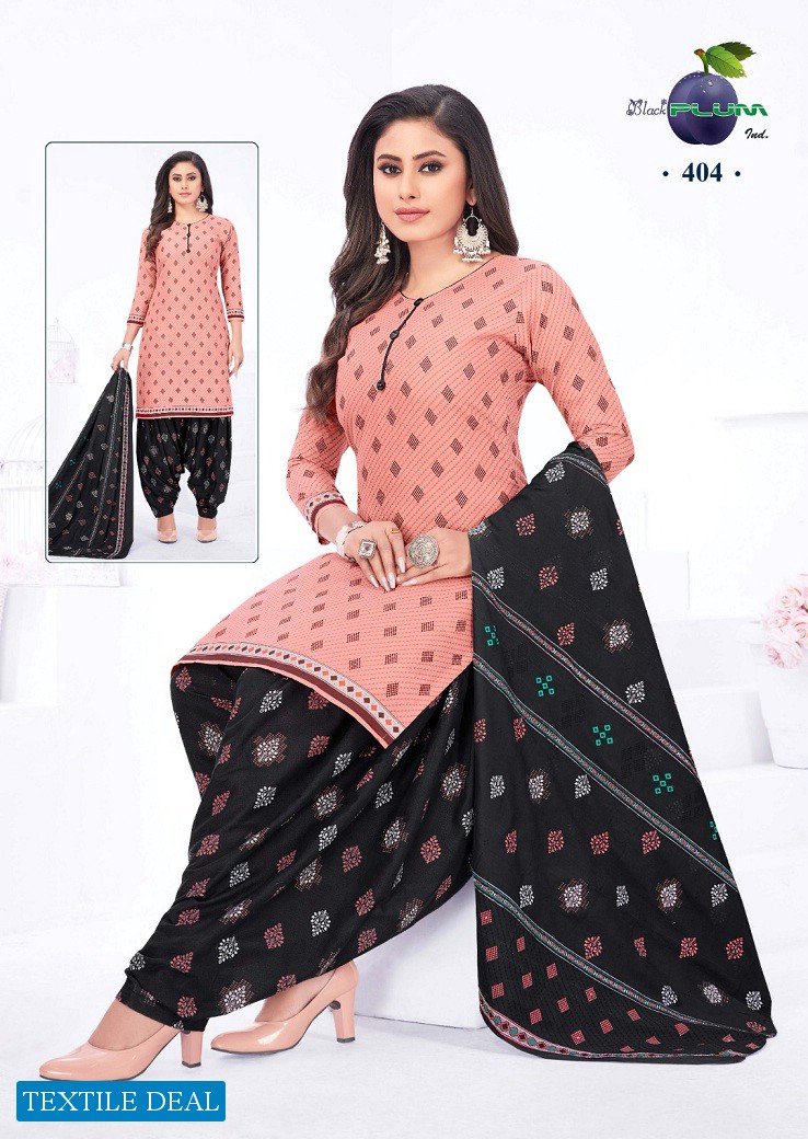 Black Plum Iconic Vol-4 Wholesale Pure Cotton Printed Dress Material