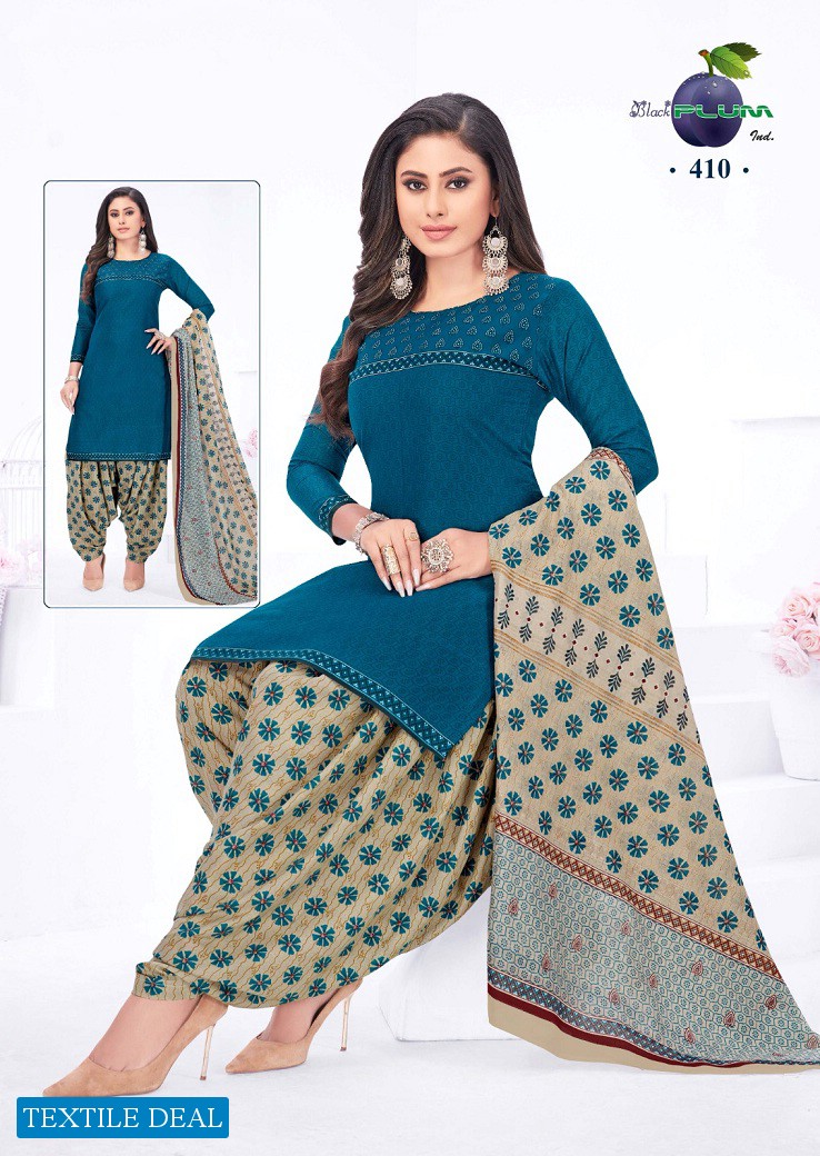 Black Plum Iconic Vol-4 Wholesale Pure Cotton Printed Dress Material