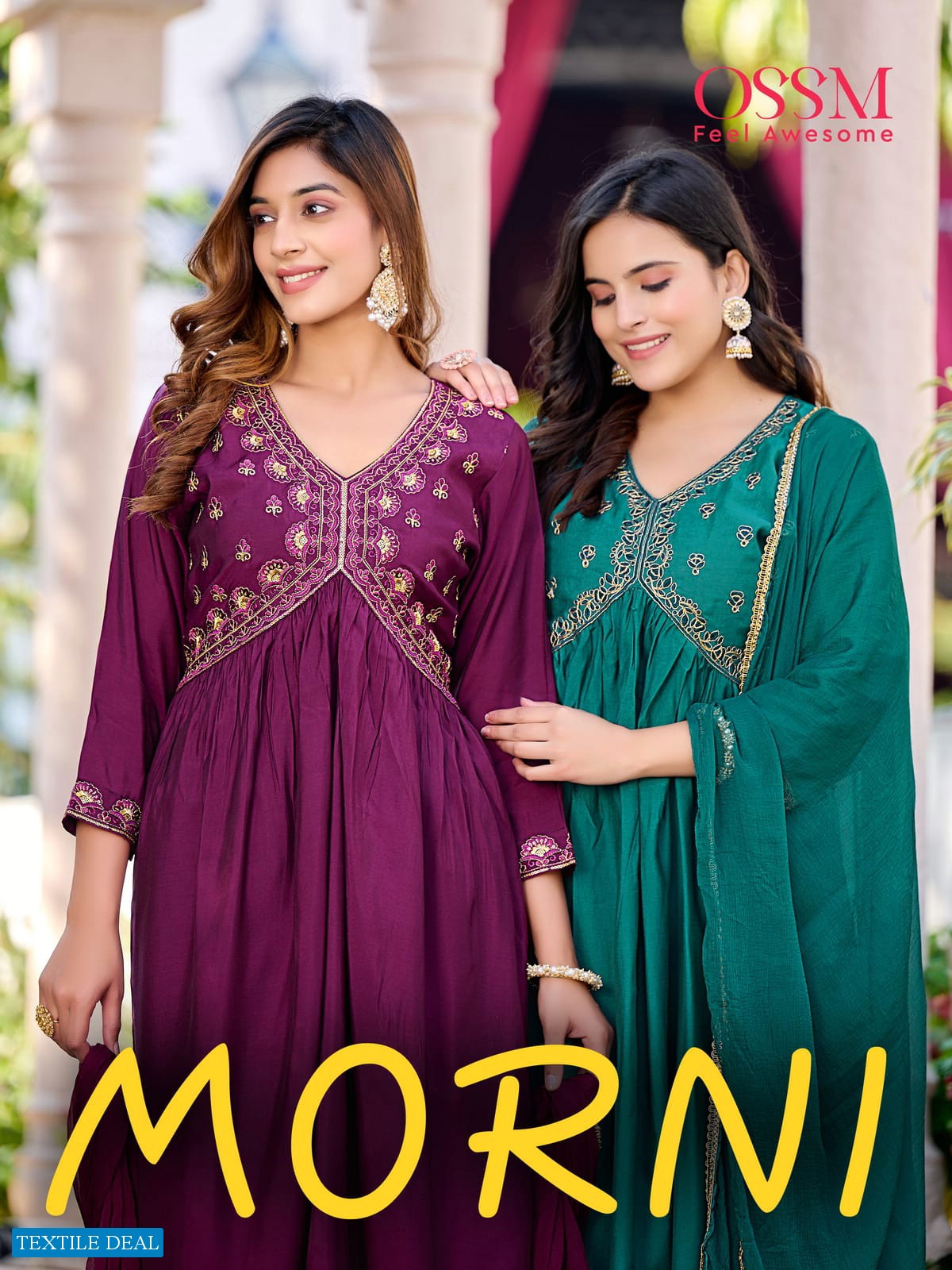 OSSM Morni Wholesale Alia Collection 3 Piece Readymade Suits