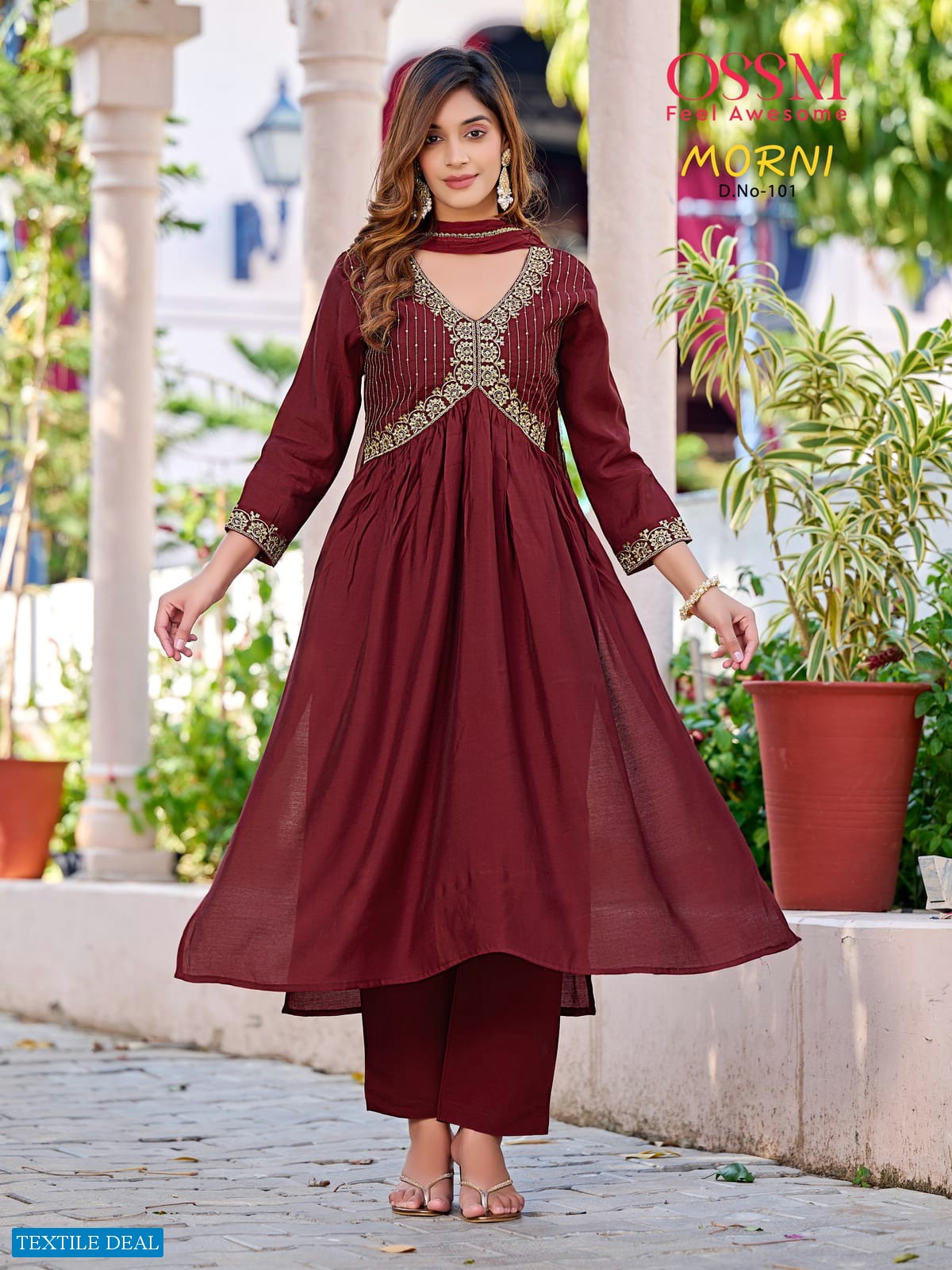 OSSM Morni Wholesale Alia Collection 3 Piece Readymade Suits