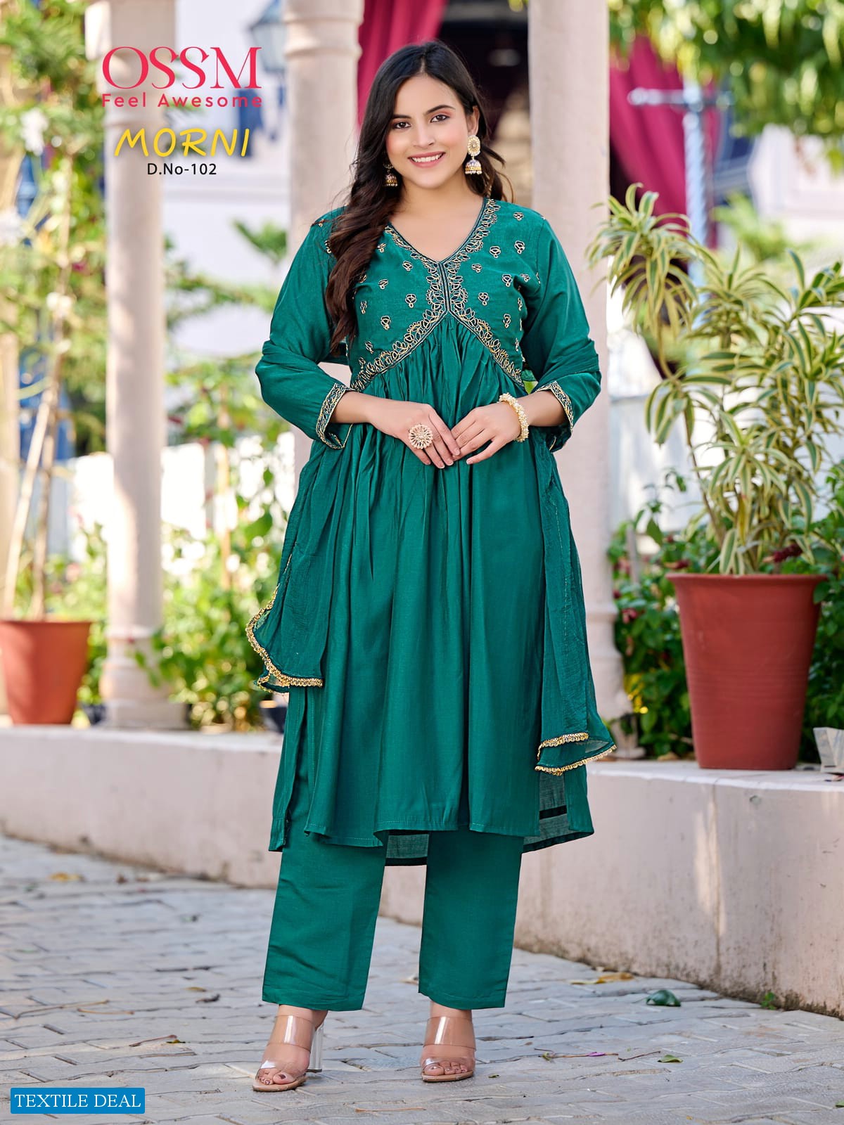 OSSM Morni Wholesale Alia Collection 3 Piece Readymade Suits