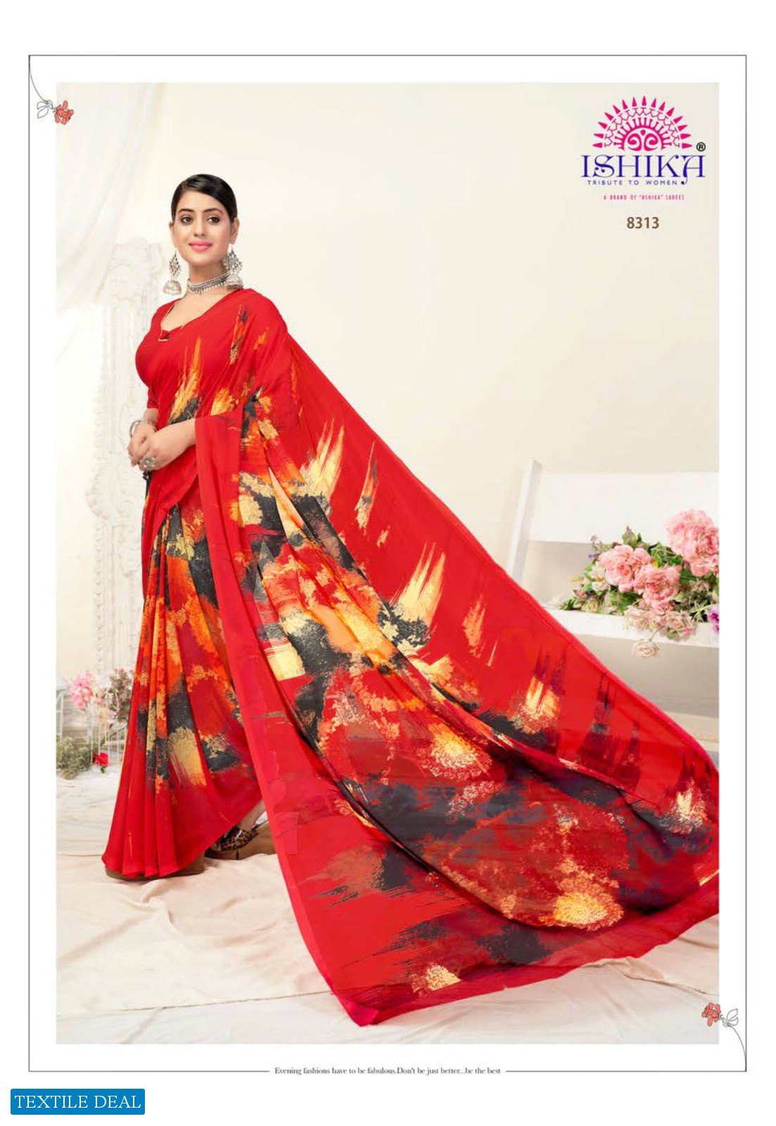 ISHIKA JHALAK GEORGETTE PRINTED AMAZING CASUAL SAREES