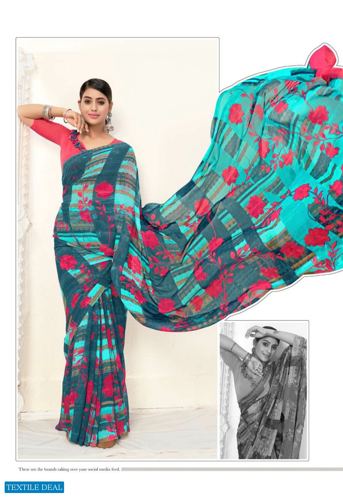 ISHIKA JHALAK GEORGETTE PRINTED AMAZING CASUAL SAREES