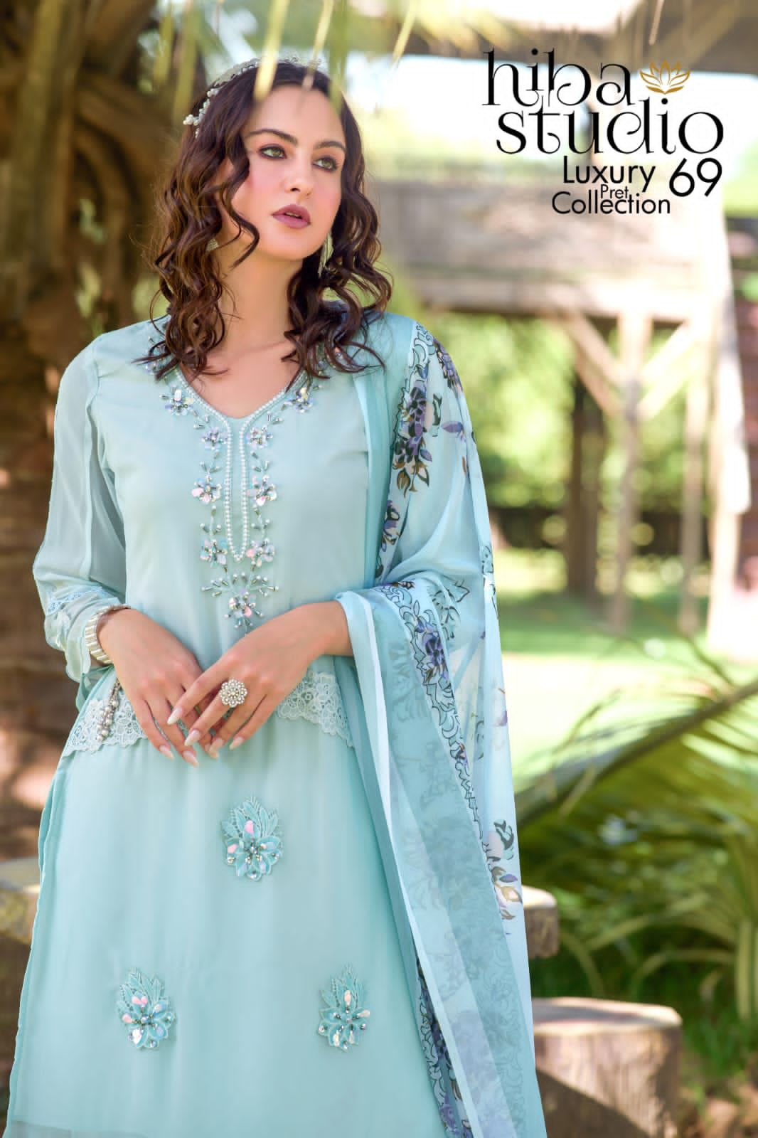 Hiba Studio LPC-69 Wholesale Fully Stitched Eid Collection