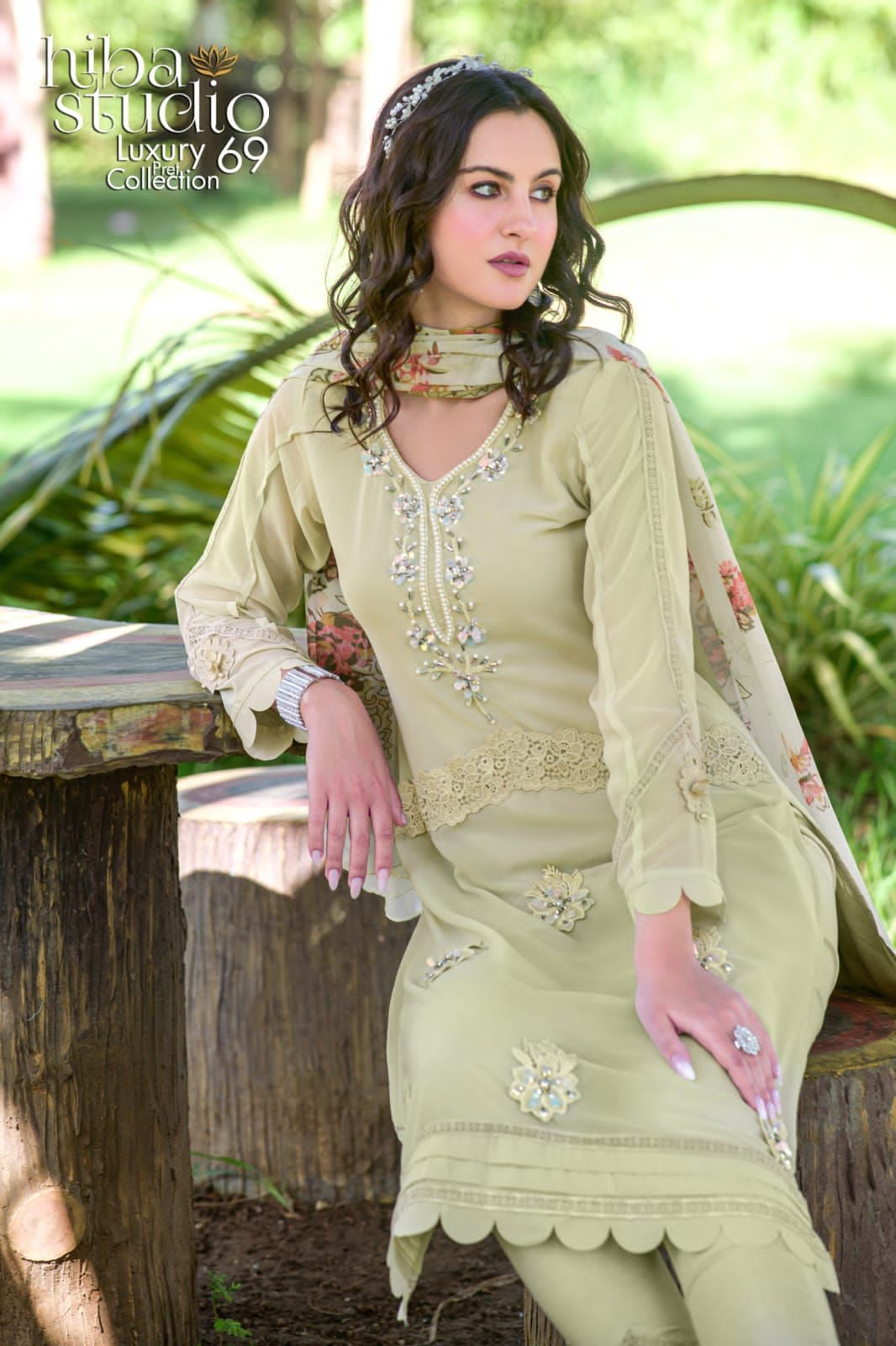 Hiba Studio LPC-69 Wholesale Fully Stitched Eid Collection