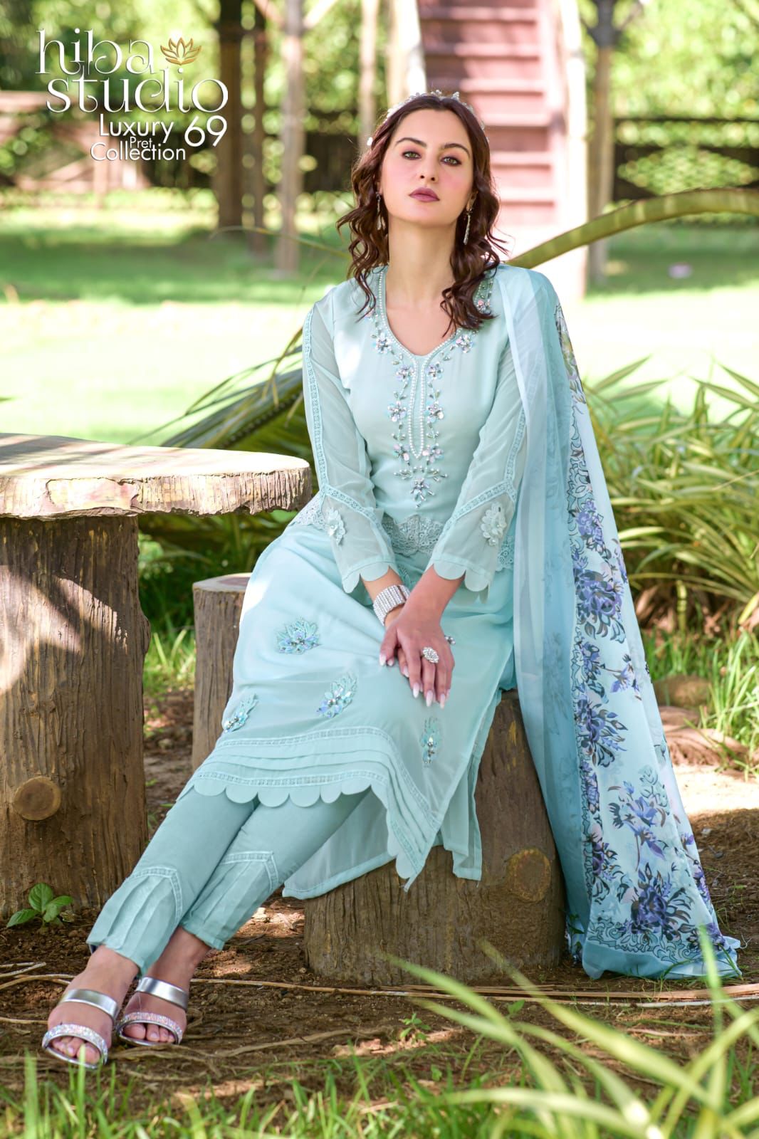 Hiba Studio LPC-69 Wholesale Fully Stitched Eid Collection