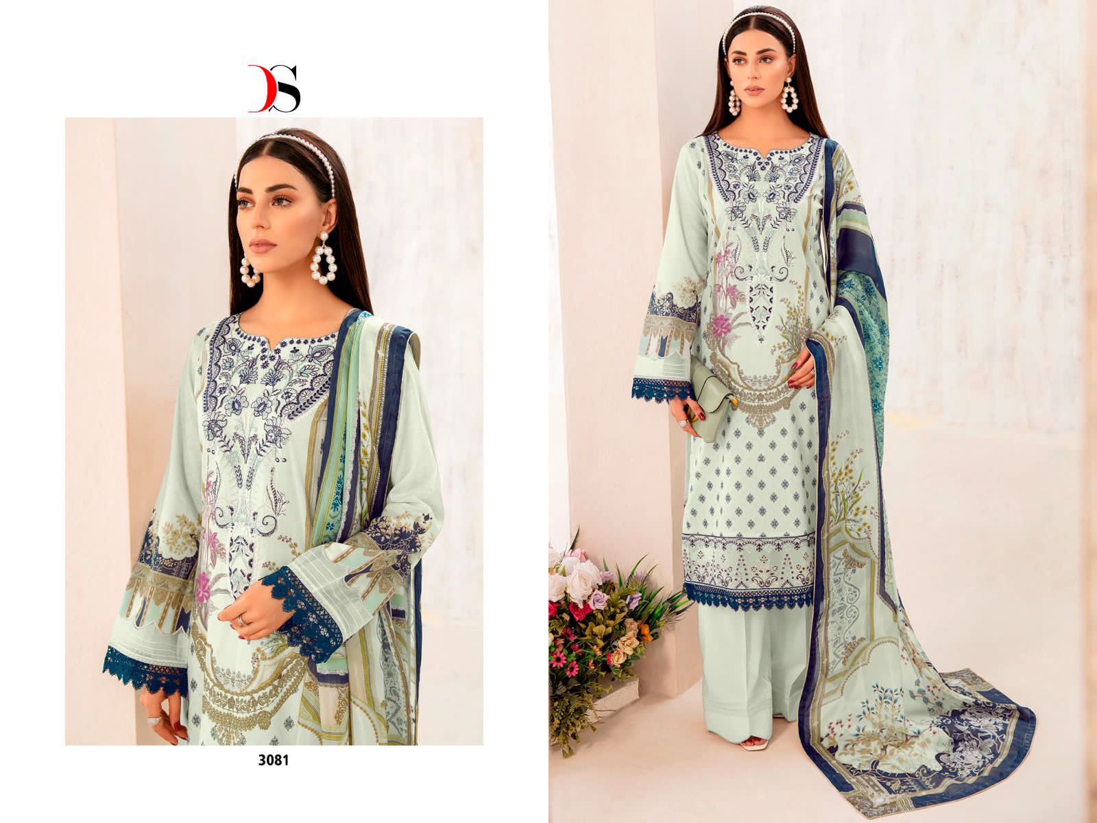Deepsy Cheveron Vol-7 Wholesale Lawn Fabrics Pakistani Suits