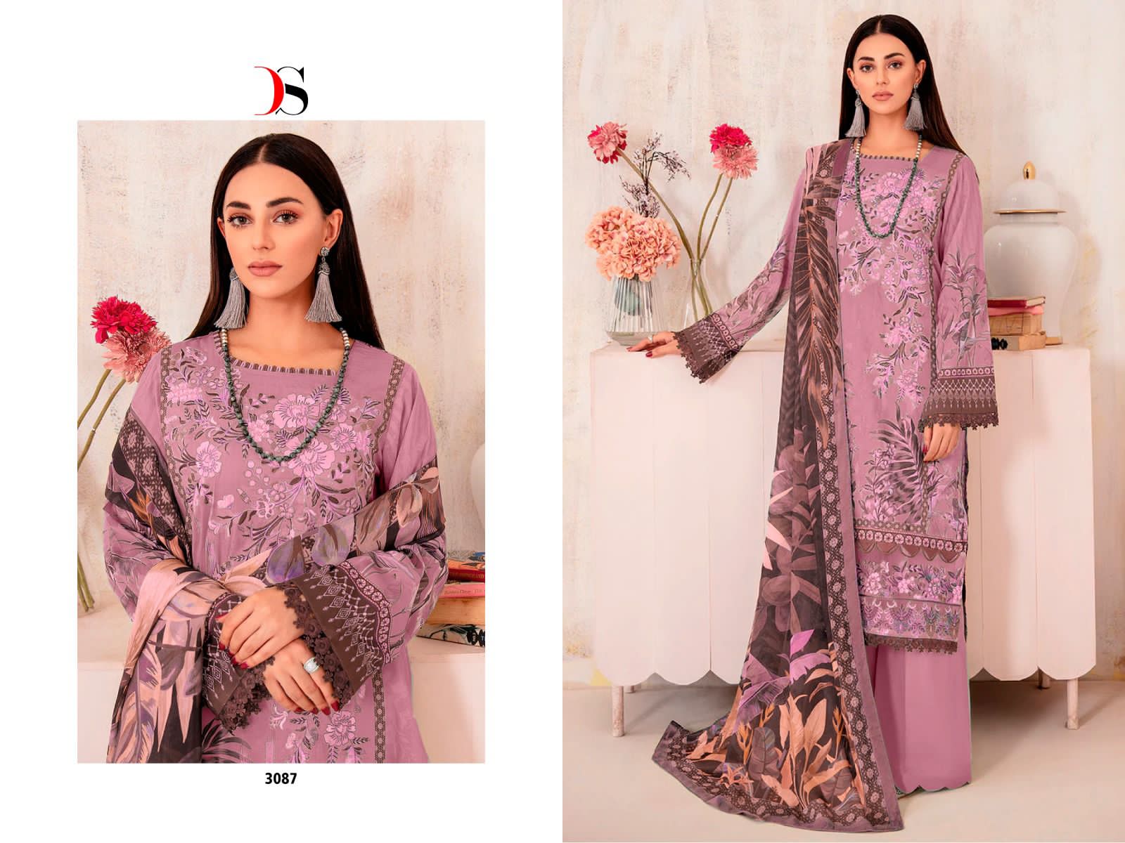 Deepsy Cheveron Vol-7 Wholesale Lawn Fabrics Pakistani Suits