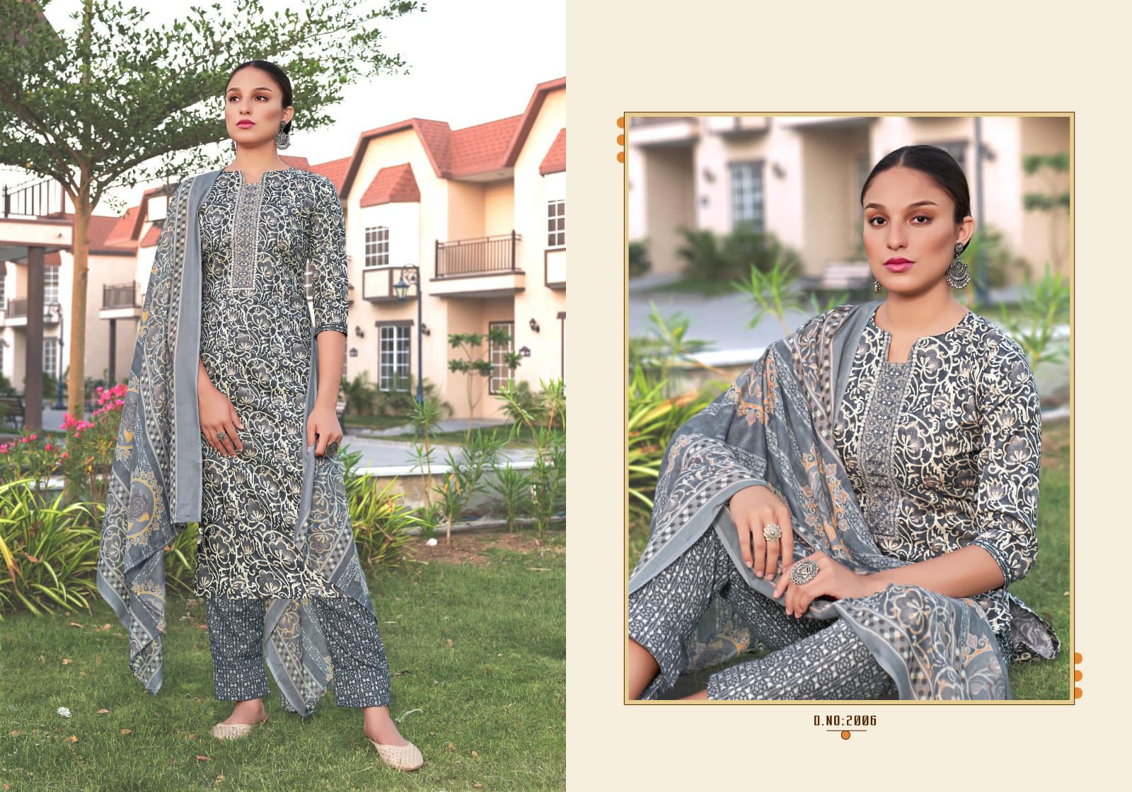 Radha Fab Suhani Vol-2 Wholesale Pure Cotton Prints With Delicated Embroidery Dress Material