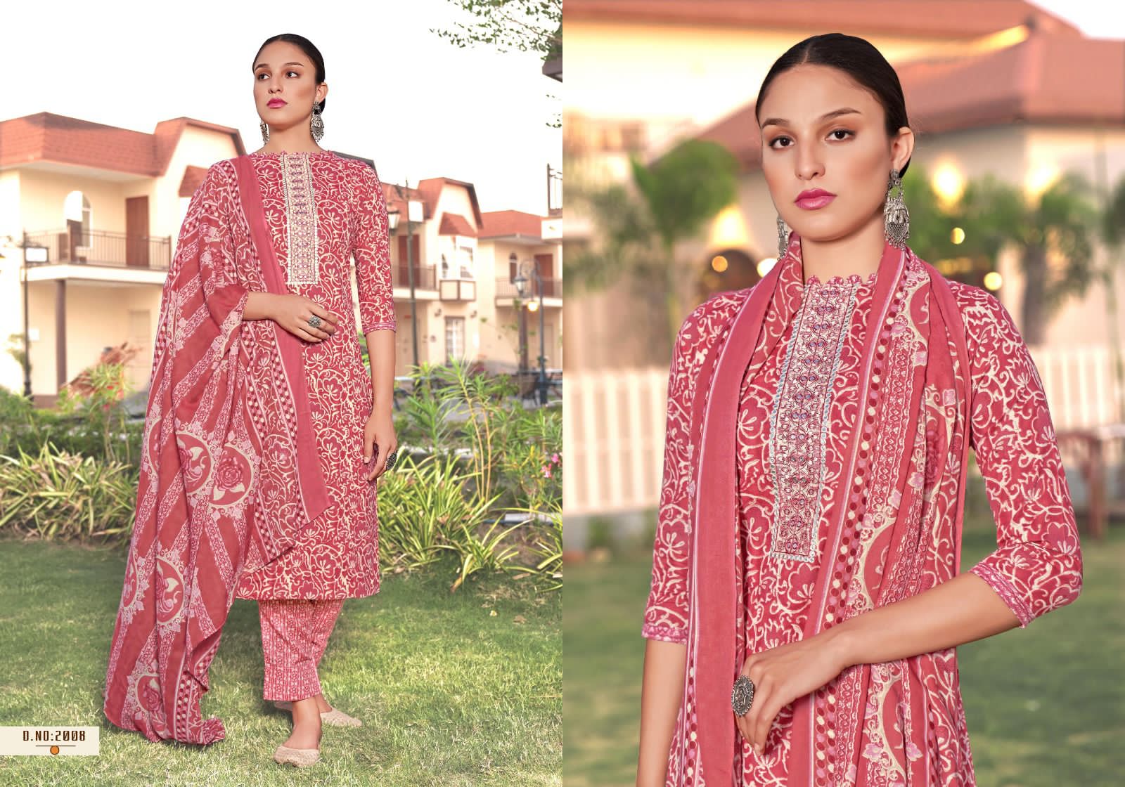 Radha Fab Suhani Vol-2 Wholesale Pure Cotton Prints With Delicated Embroidery Dress Material