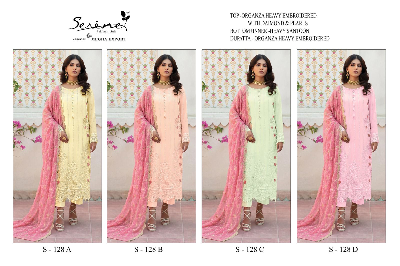Serine S-128 Wholesale Pakistani Concept Pakistani Suits
