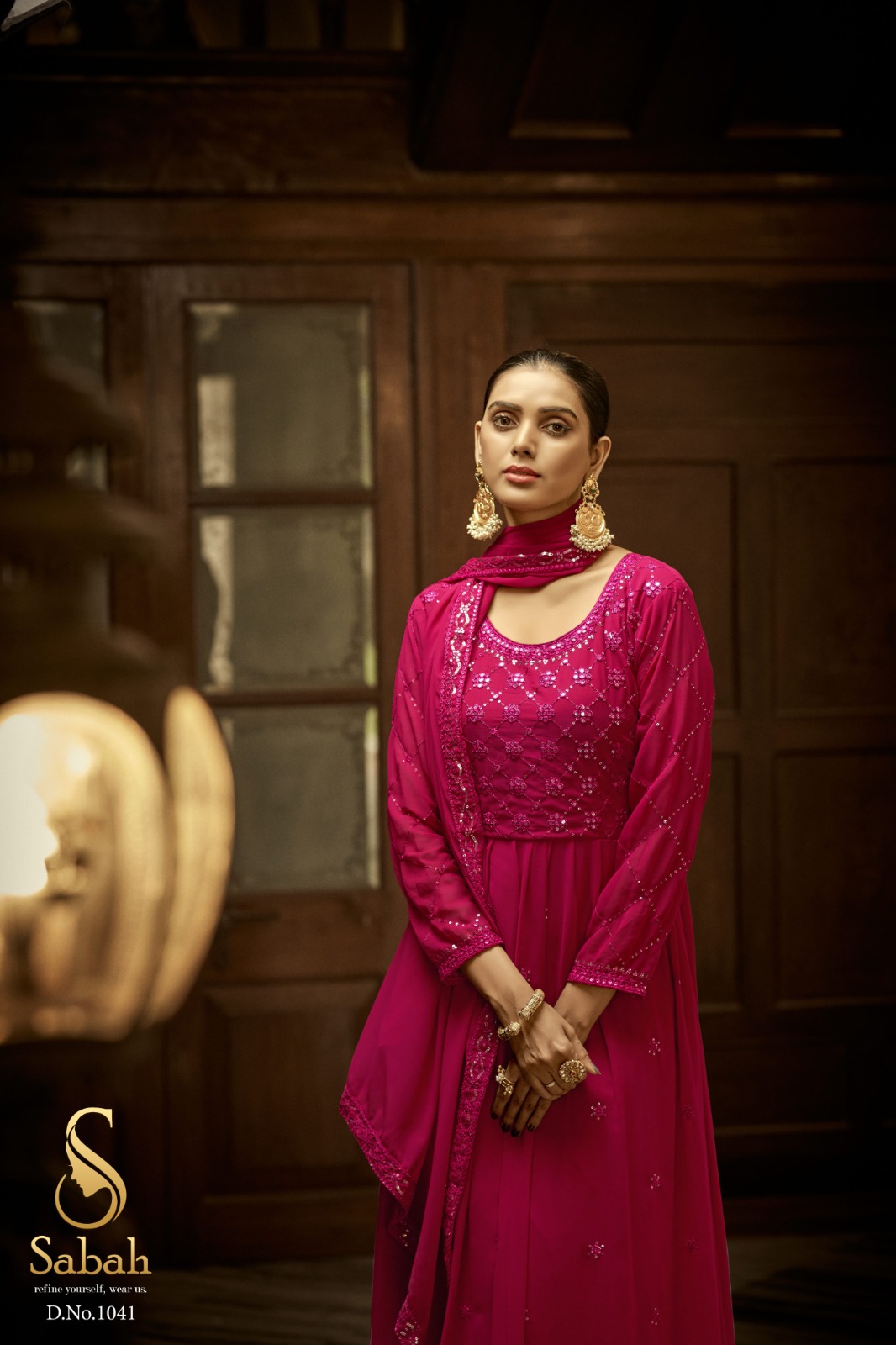 Sabah FIza Wholesale Designer Heavy Fox Georgette Anarkali Salwar Suits