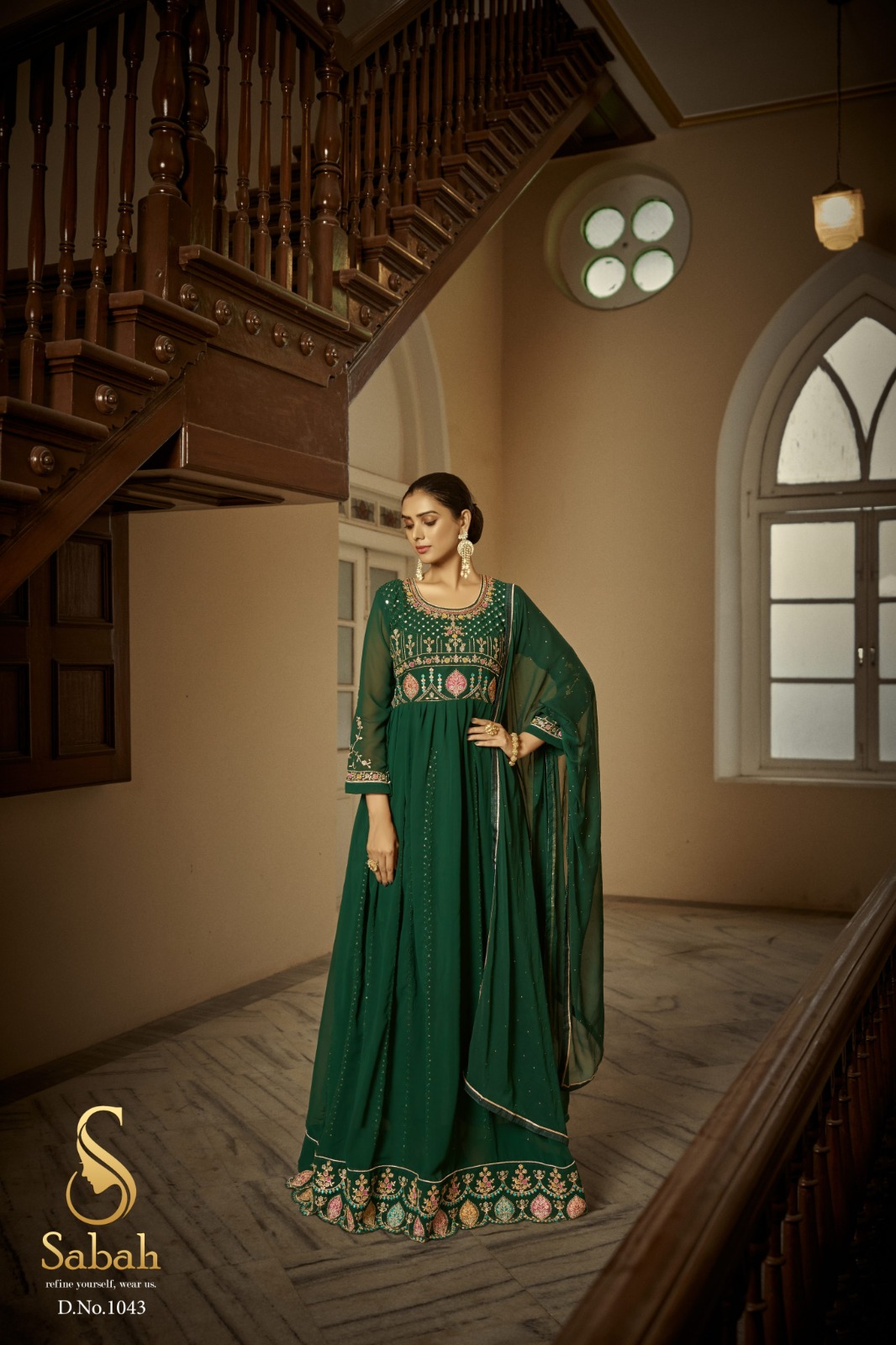 Sabah FIza Wholesale Designer Heavy Fox Georgette Anarkali Salwar Suits