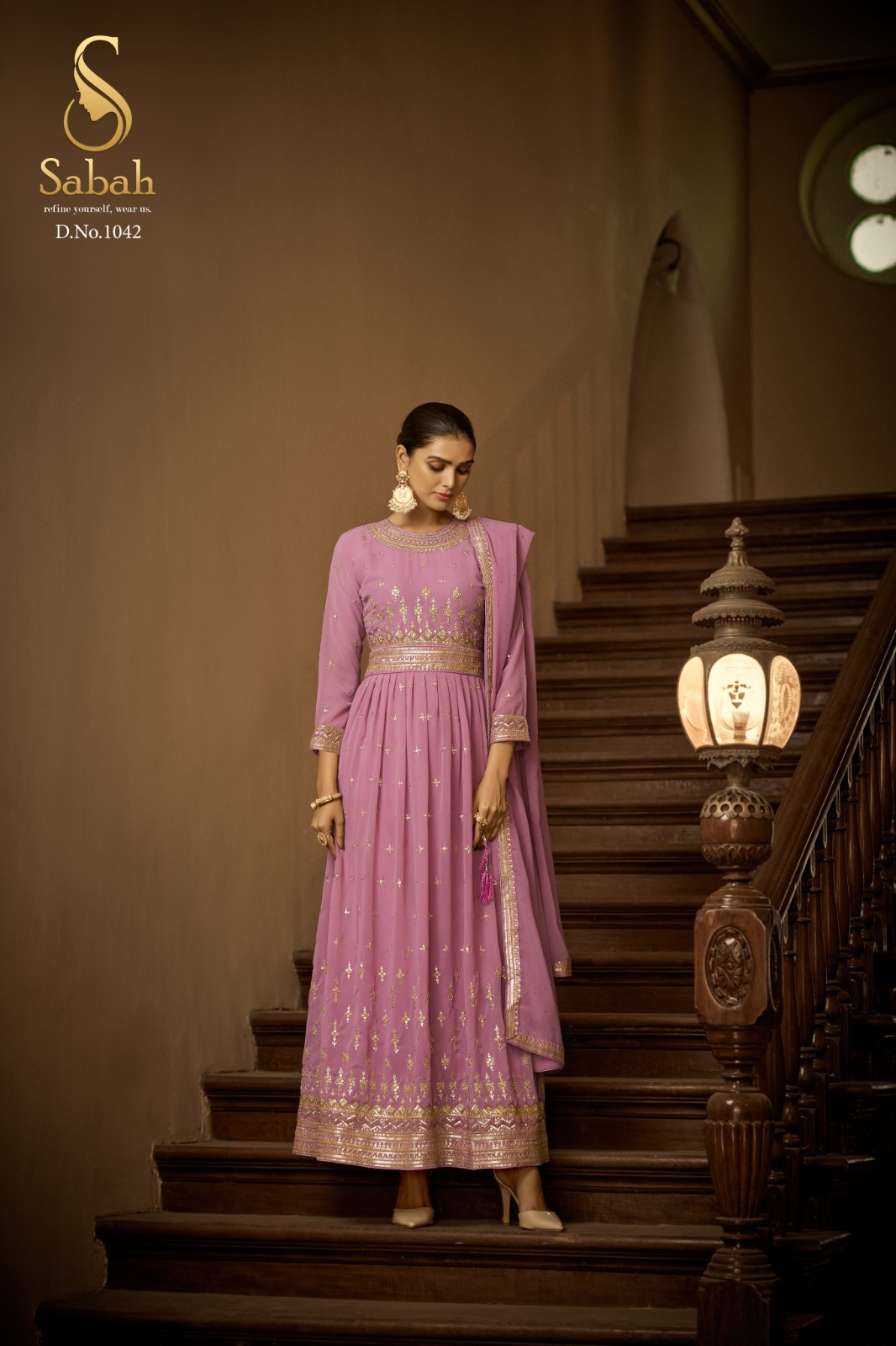 Sabah FIza Wholesale Designer Heavy Fox Georgette Anarkali Salwar Suits