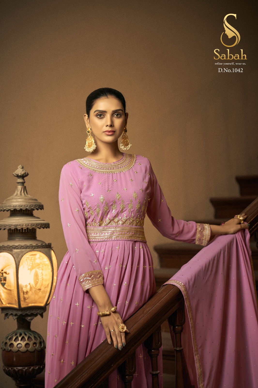 Sabah FIza Wholesale Designer Heavy Fox Georgette Anarkali Salwar Suits