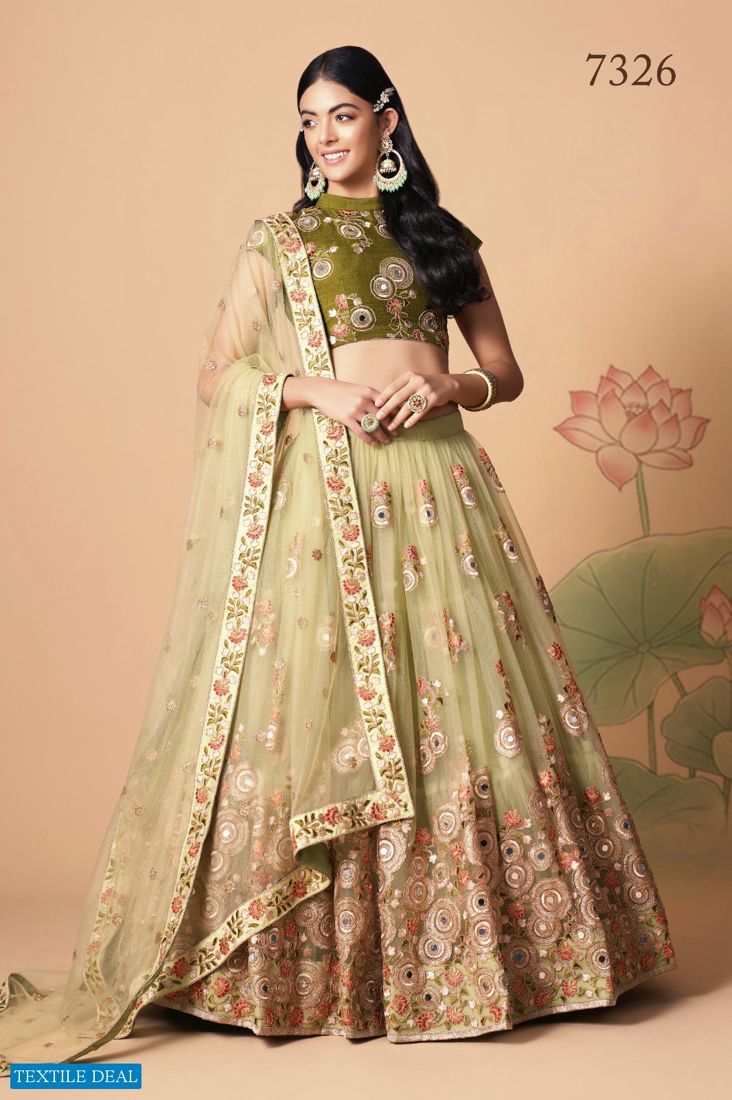 Zeel D.no 7326 Wholesale Heavy Wedding Lehengas