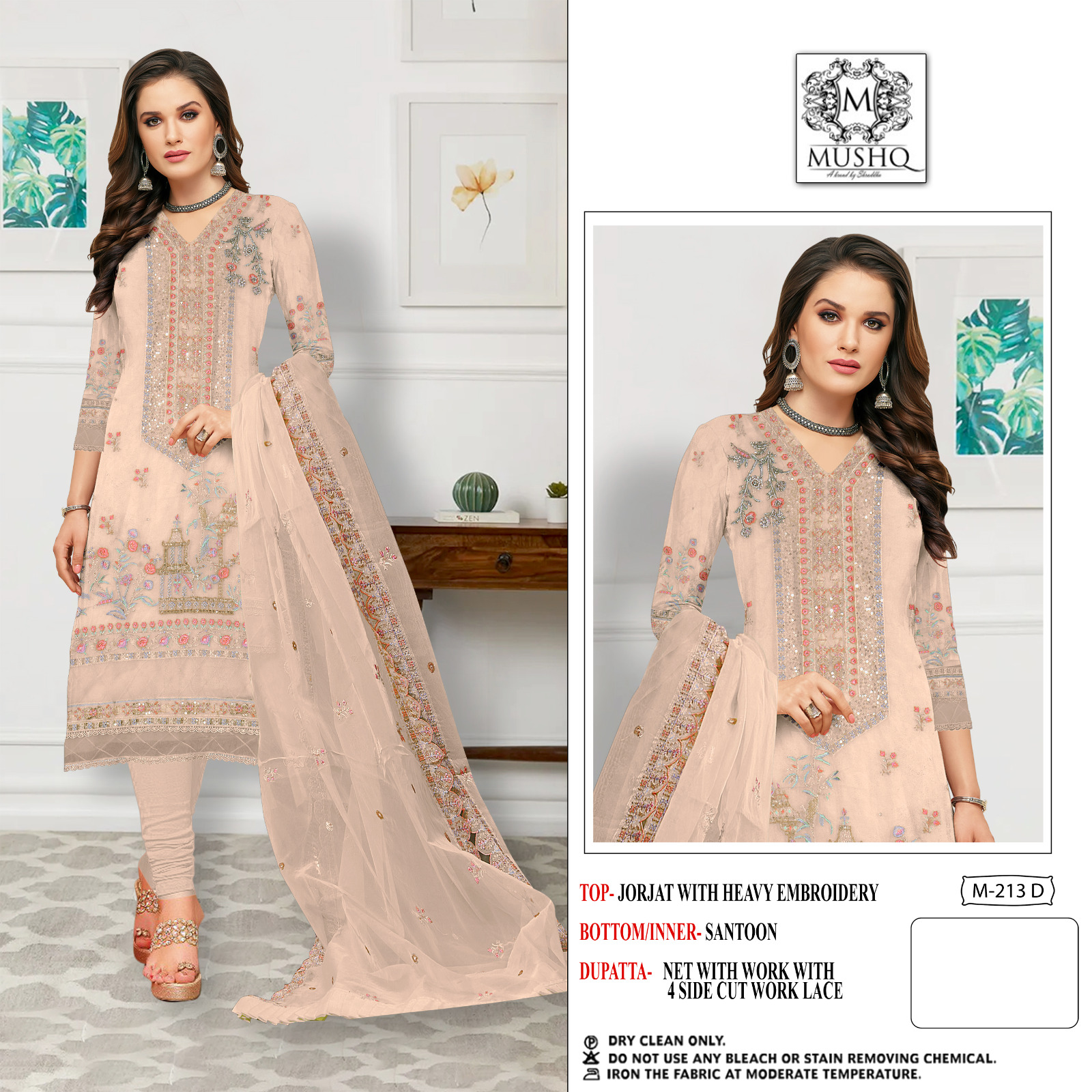 Mushq M-213 Wholesale Pakistani Concept Pakistani Suits