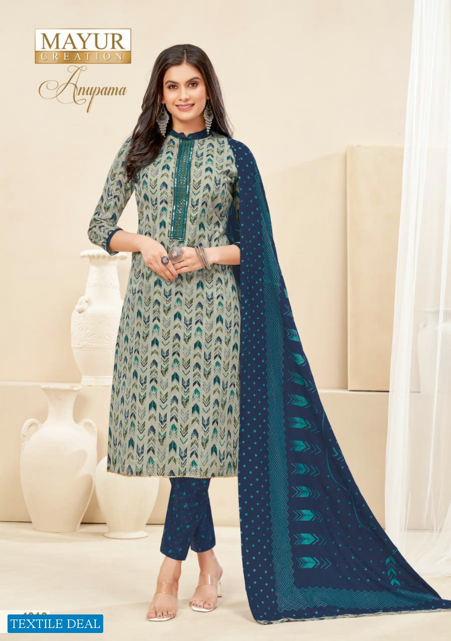 Mayur Anupama Vol-4 Wholesale Pure Cotton Printed Dress Material