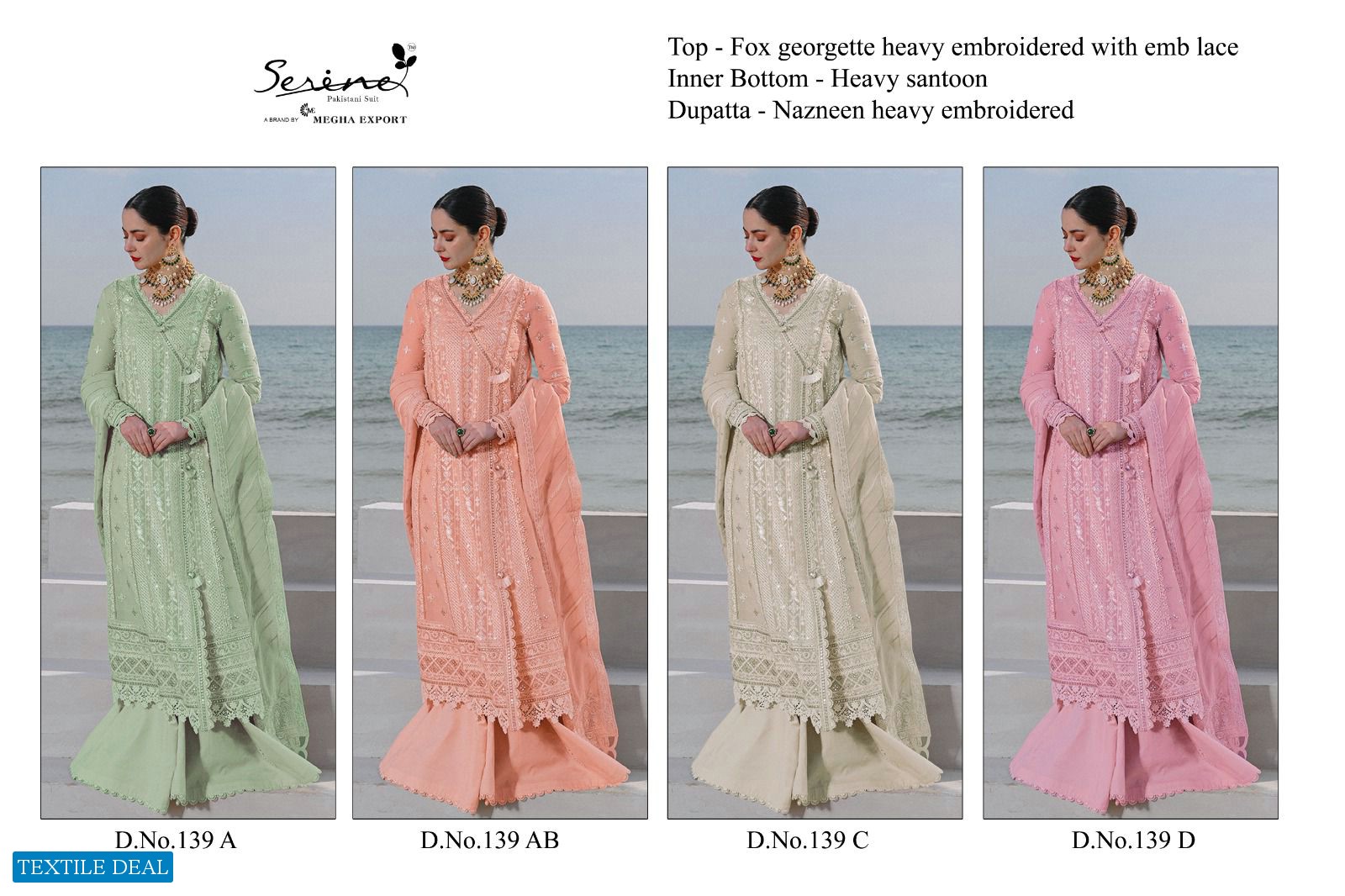 Serine S-139 Wholesale Pakistani Concept Pakistani Suits