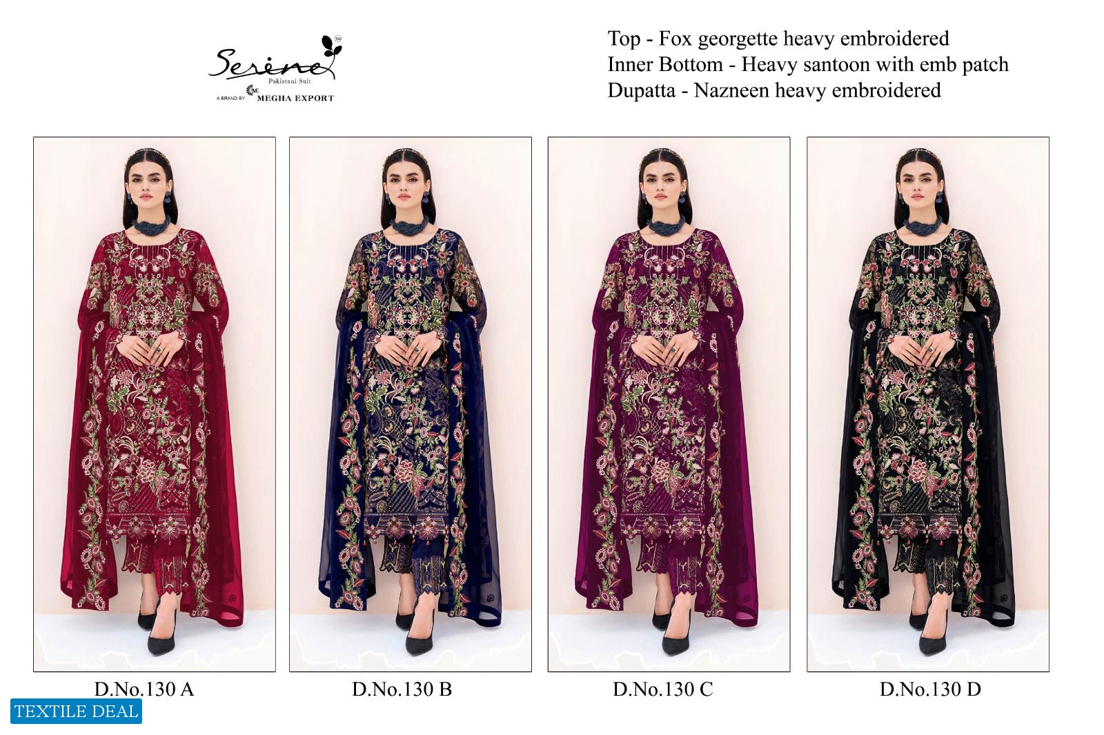 Serine S-130 Wholesale Pakistani Concept Pakistani Suits