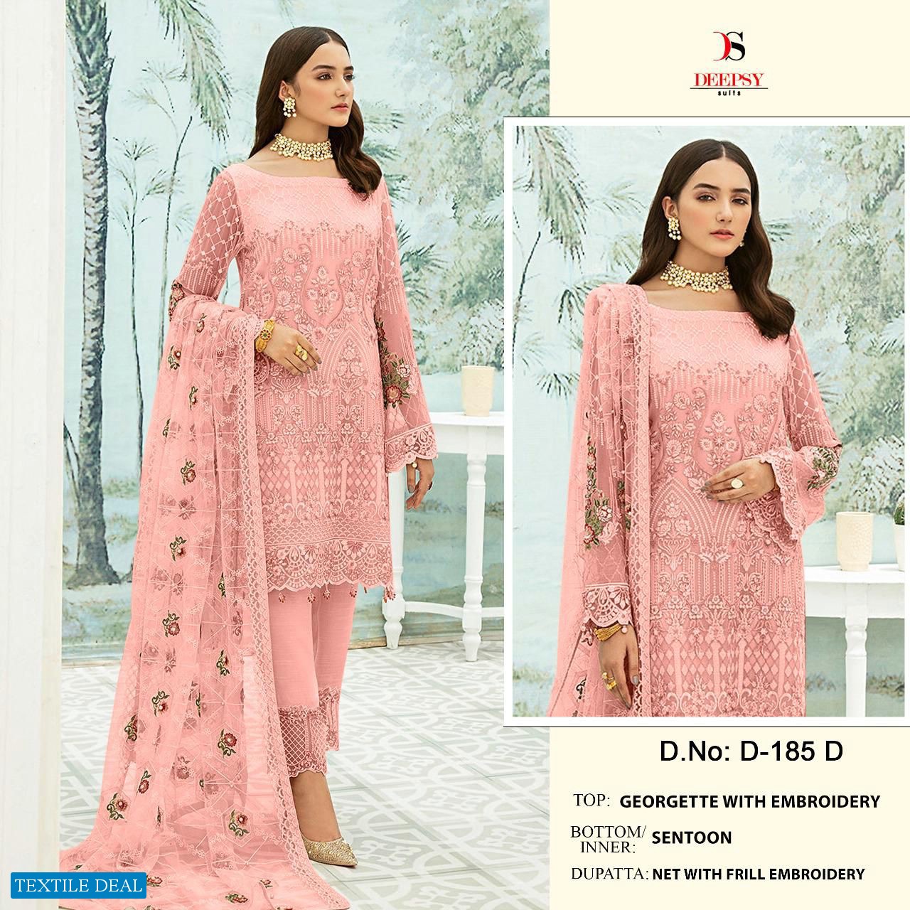Deepsy D-185 Wholesale Pakistani Concept Pakistani Suits