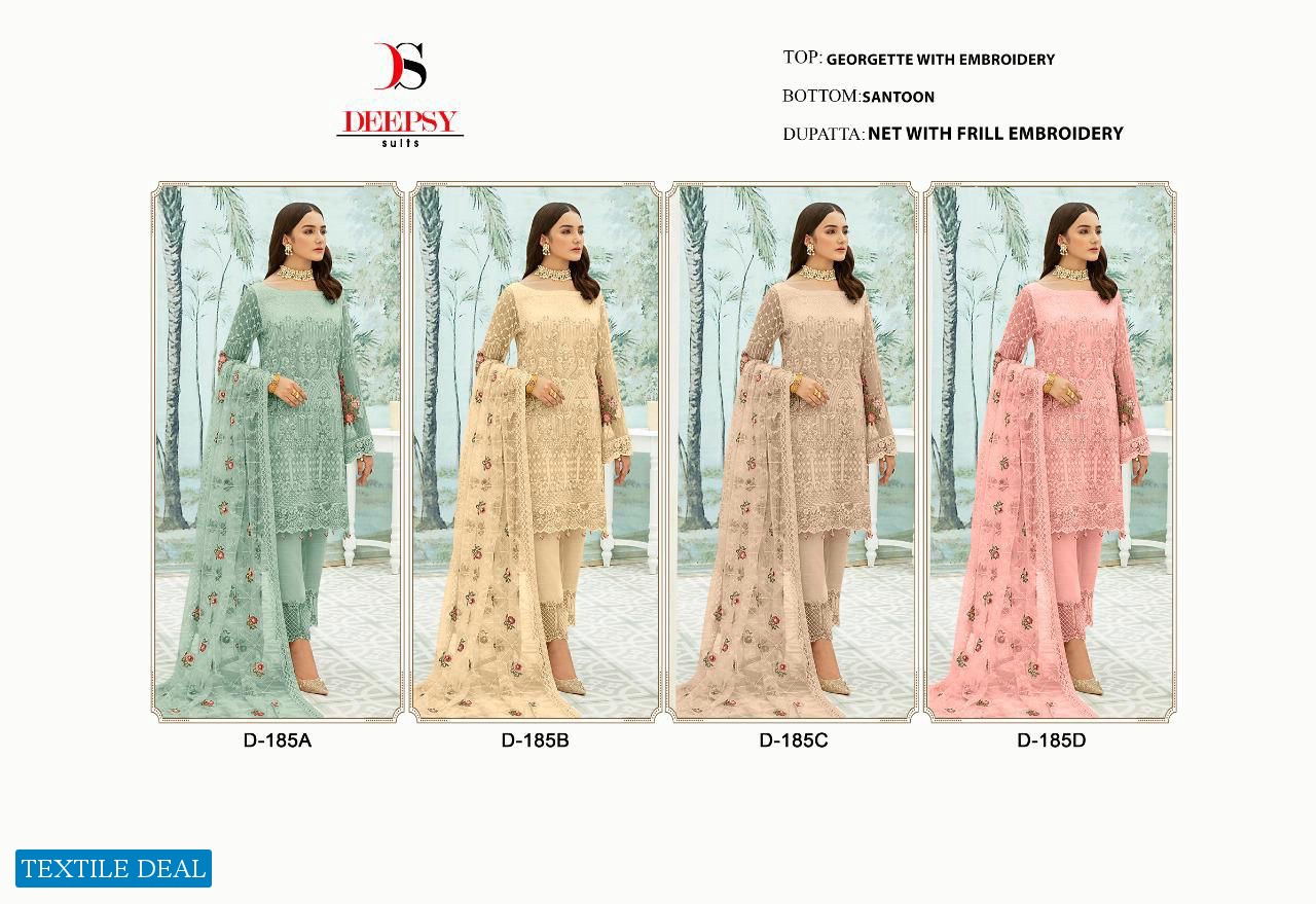 Deepsy D-185 Wholesale Pakistani Concept Pakistani Suits