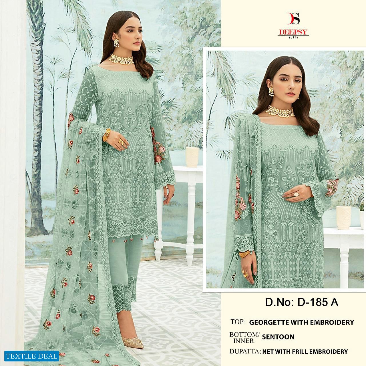 Deepsy D-185 Wholesale Pakistani Concept Pakistani Suits