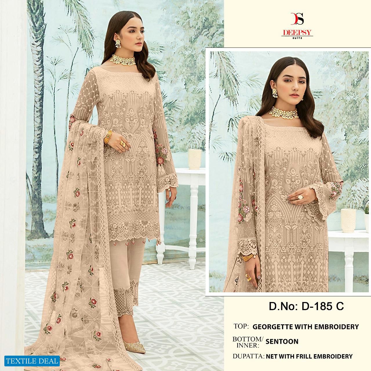 Deepsy D-185 Wholesale Pakistani Concept Pakistani Suits