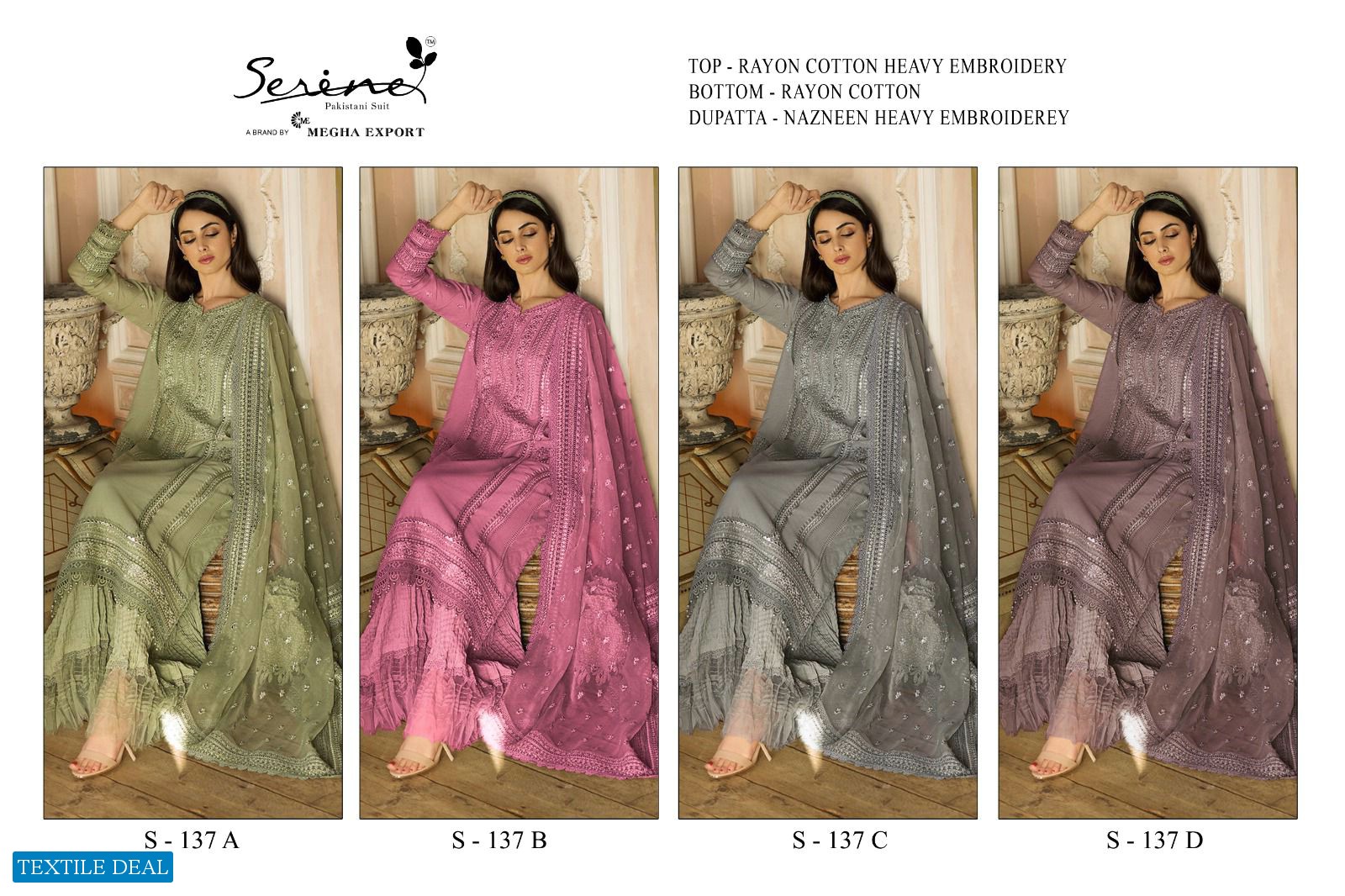 Serine S-137 Wholesale Pakistani Concept Pakistani Suits