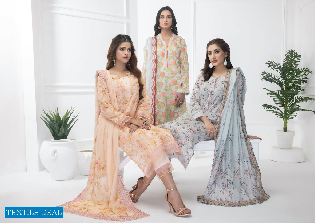 Regalia Salina Digital Printed Lawn Vol-6 2023 Wholesale Original Pakistani Suits
