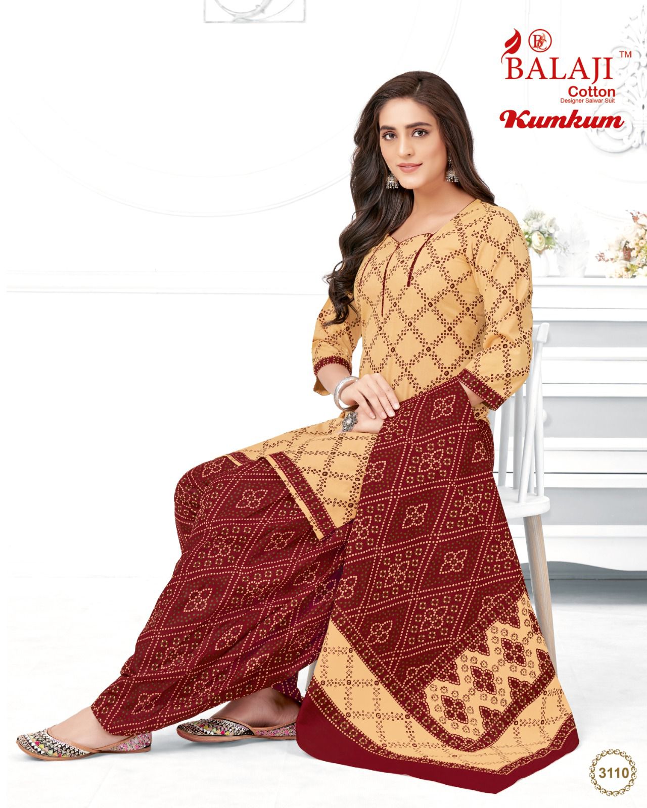 Balaji Kumkum Vol-31 Wholesale Pure Cotton Printed Dress Material