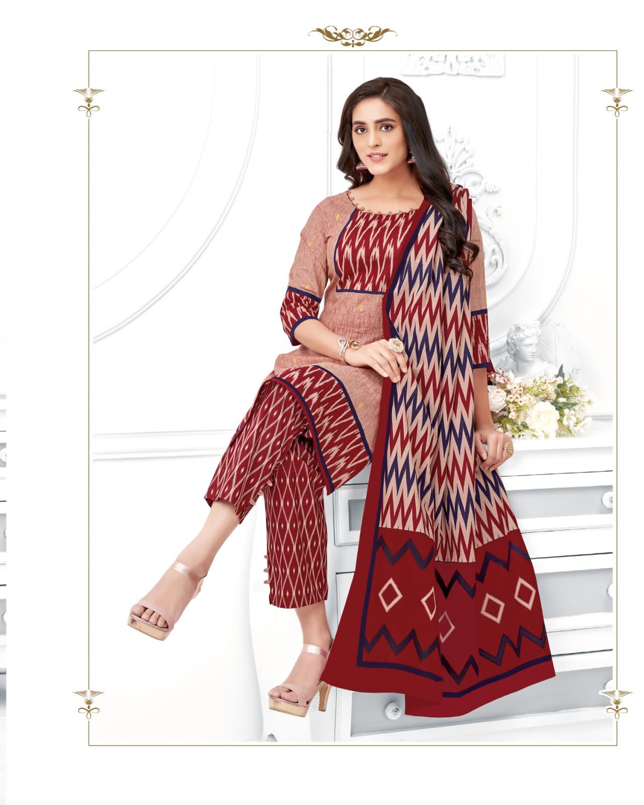 Balaji Kumkum Vol-31 Wholesale Pure Cotton Printed Dress Material