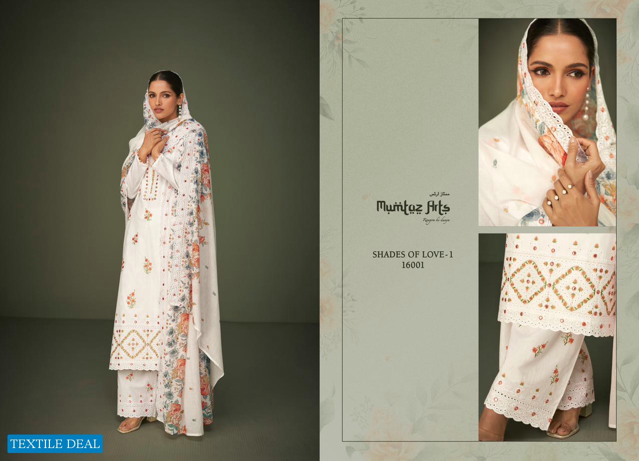 SHADES OF LOVE VOL 1 BY MUMTAZ ARTS DESIGNER PAKISTANI SUIT COLLECTION