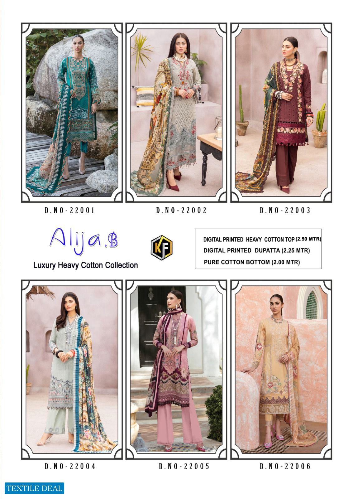 Keval Fab Alija B Vol-22 Wholesale Luxury Heavy Cotton Collection