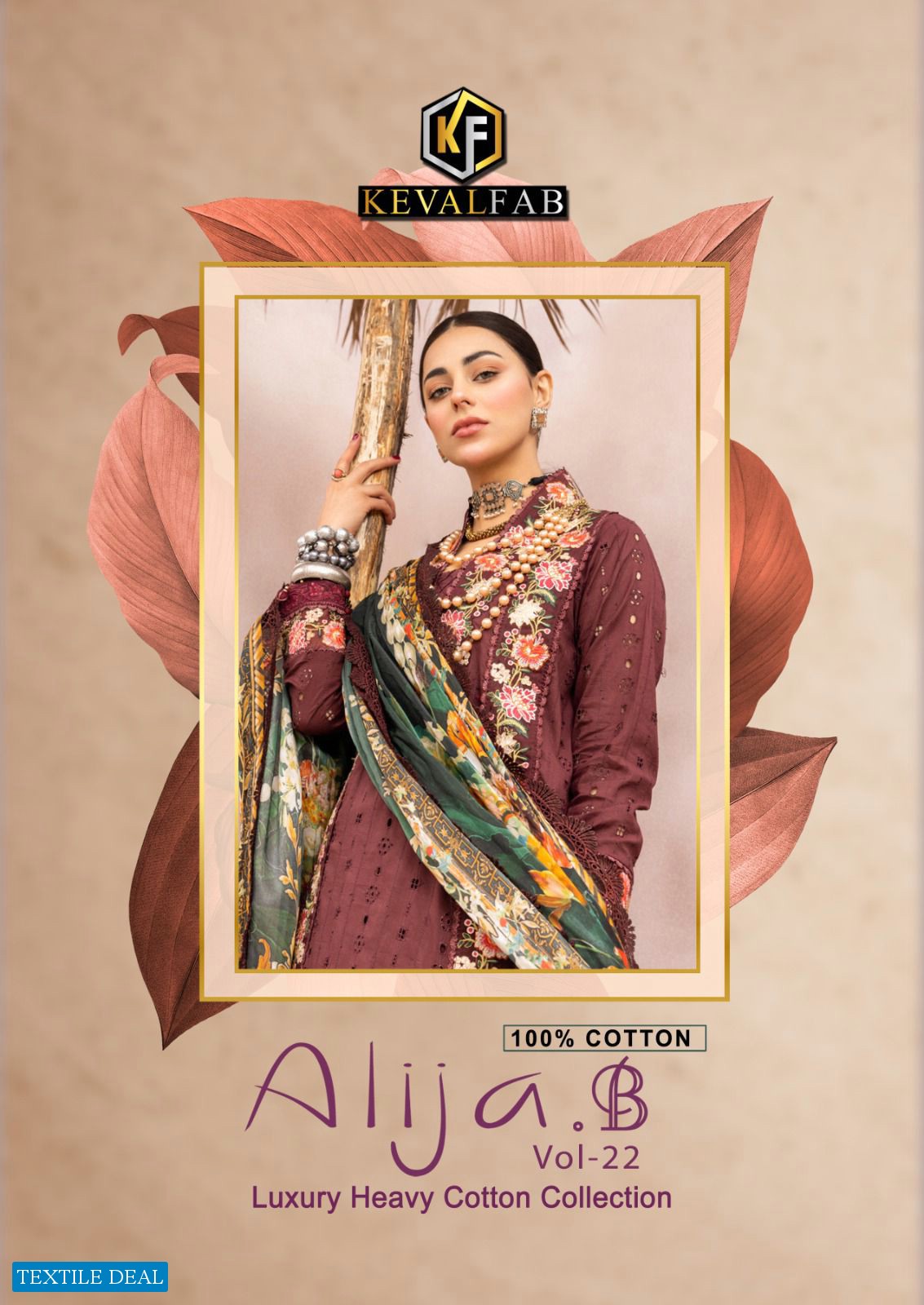 Keval Fab Alija B Vol-22 Wholesale Luxury Heavy Cotton Collection