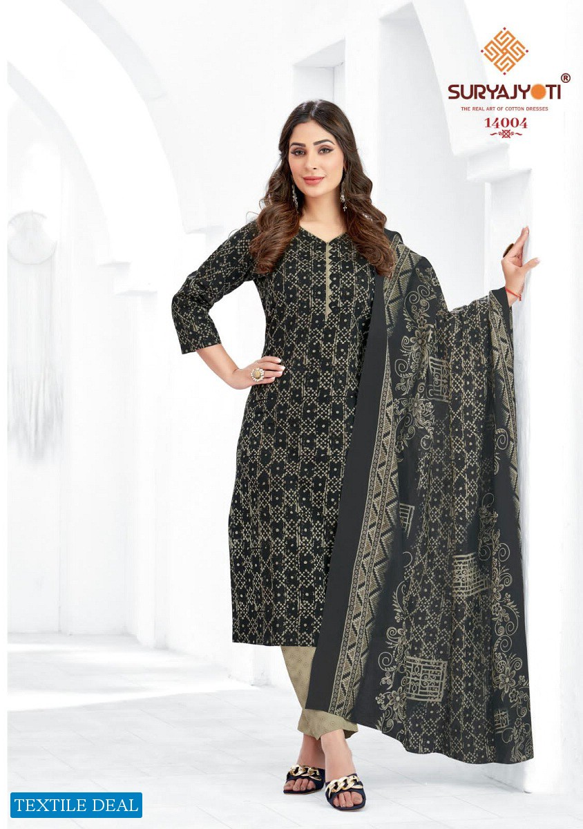 Suryajyoti Zion Cotton Vol-14 Wholesale Dress Material