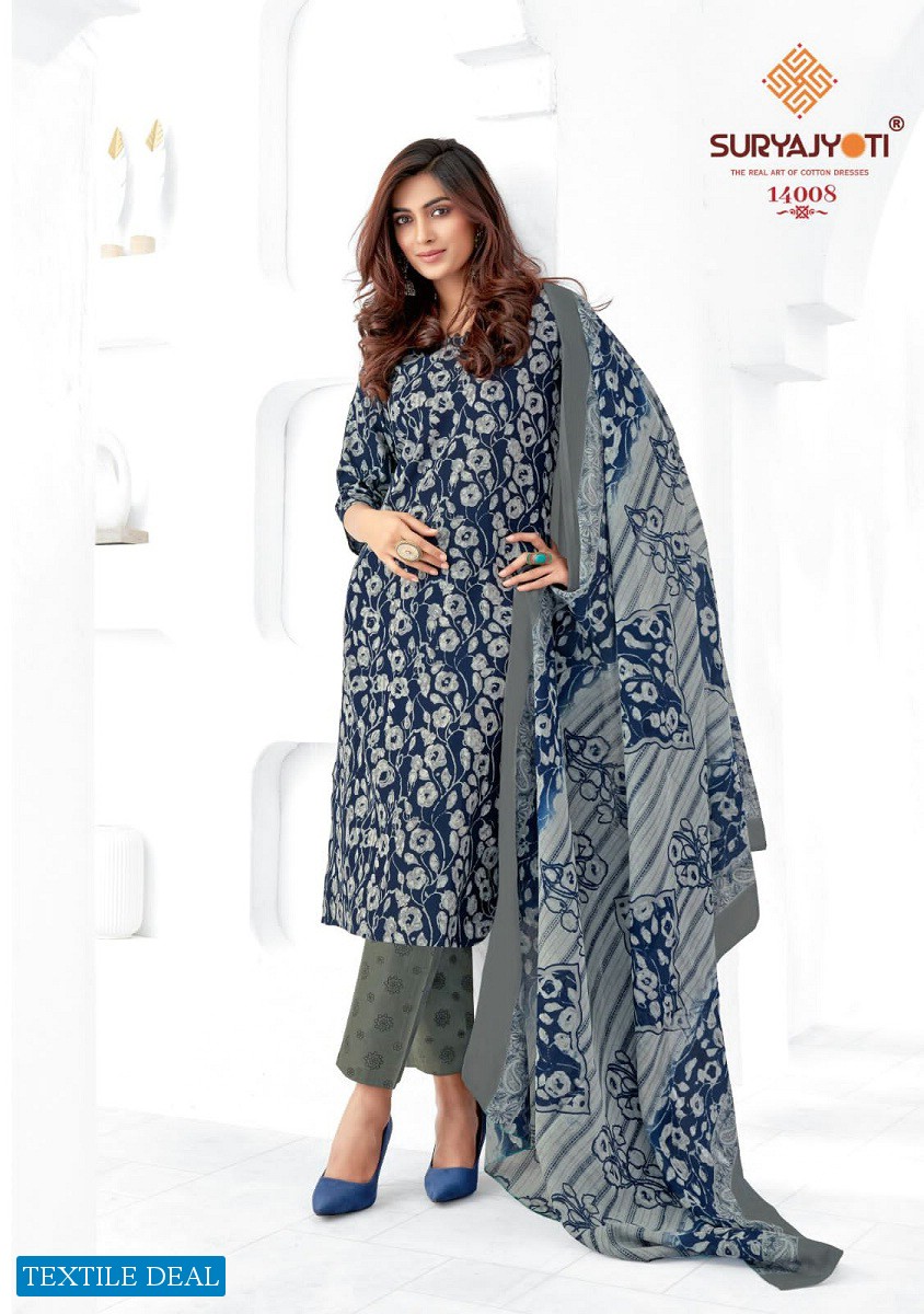 Suryajyoti Zion Cotton Vol-14 Wholesale Dress Material