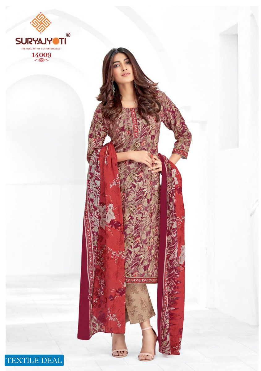 Suryajyoti Zion Cotton Vol-14 Wholesale Dress Material