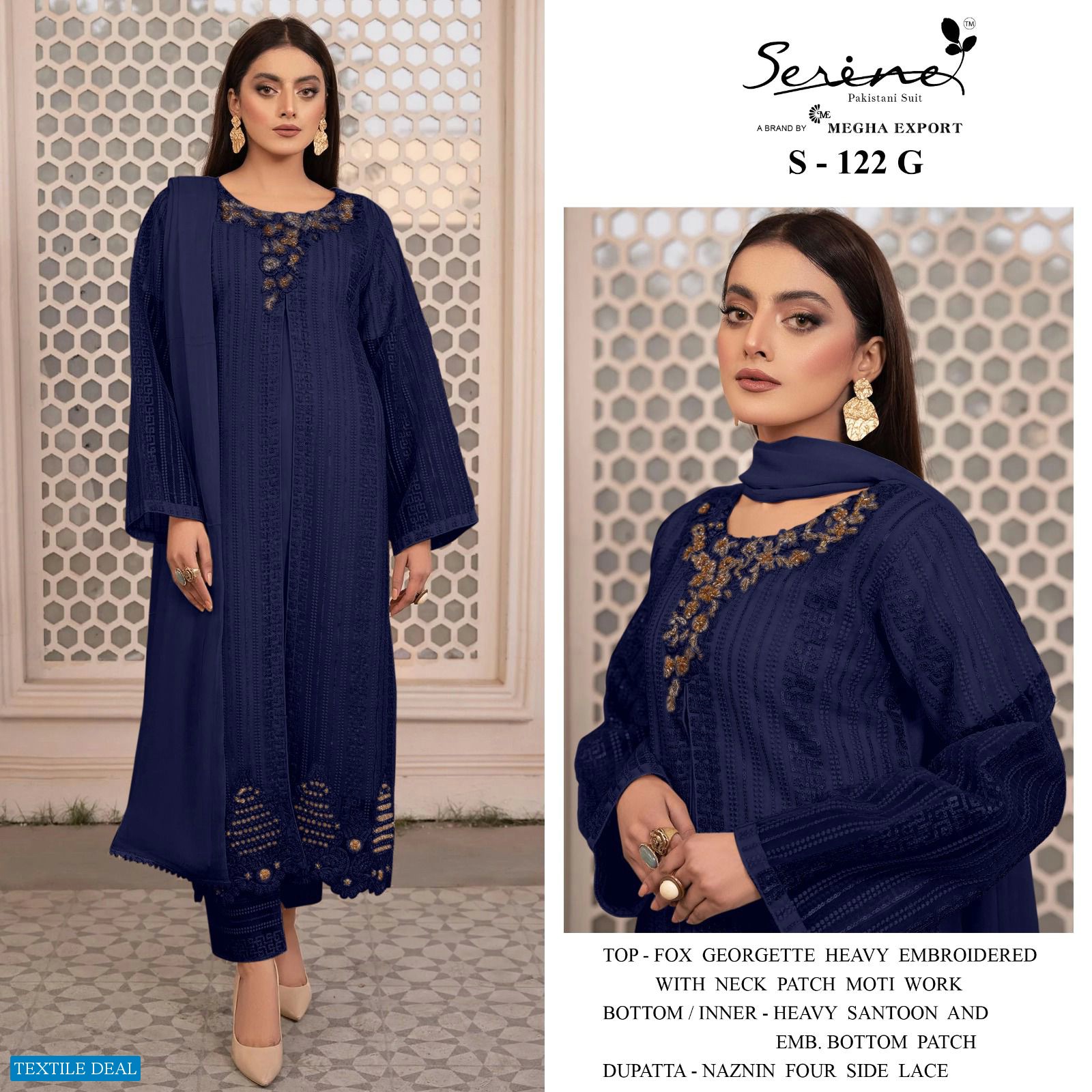 Serine S-122 Wholesale Pakistani Concept Pakistani Suits