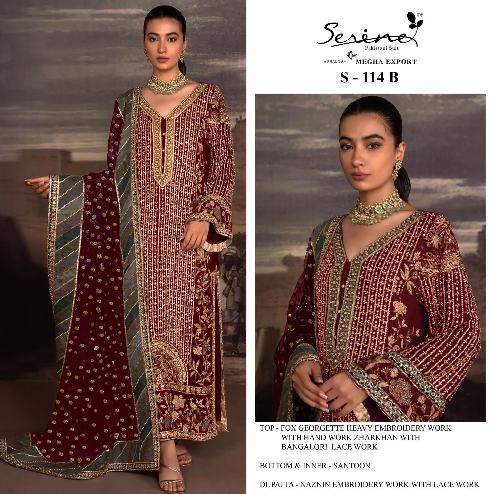 Serine S-114 Wholesale Pakistani Concept Pakistani Suits