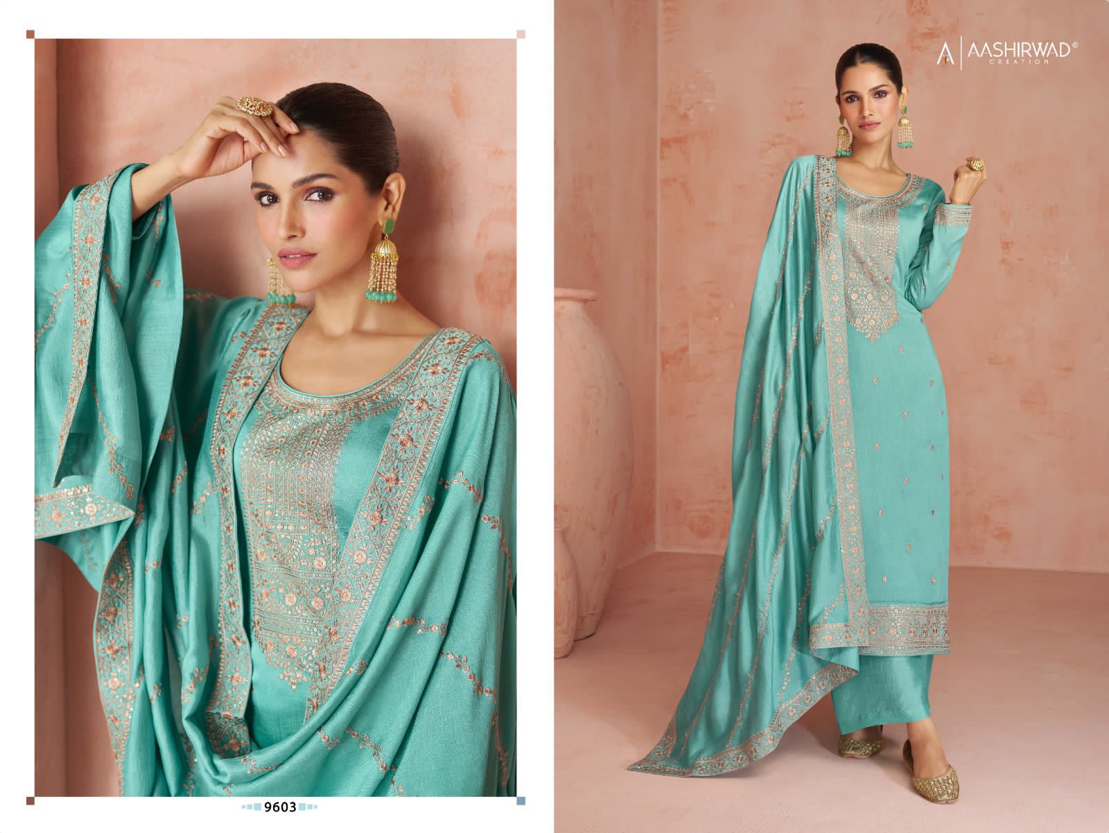 COCO BY AASHIRWAD GULKAND DESIGNER WORK SUIT COLLECTION
