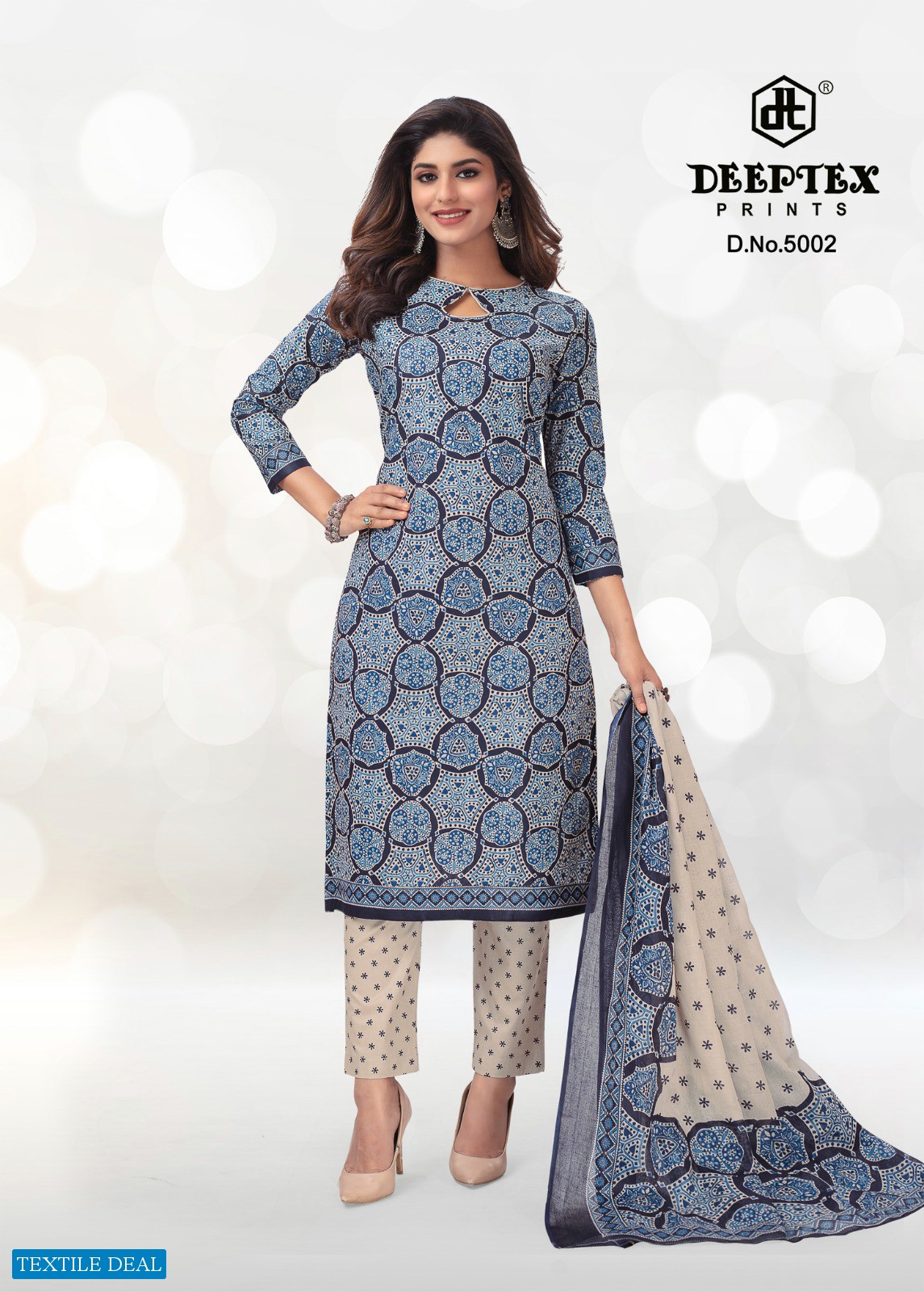 Deeptex Aaliza Vol-5 Wholesale Pure Cotton Printed Dress Material