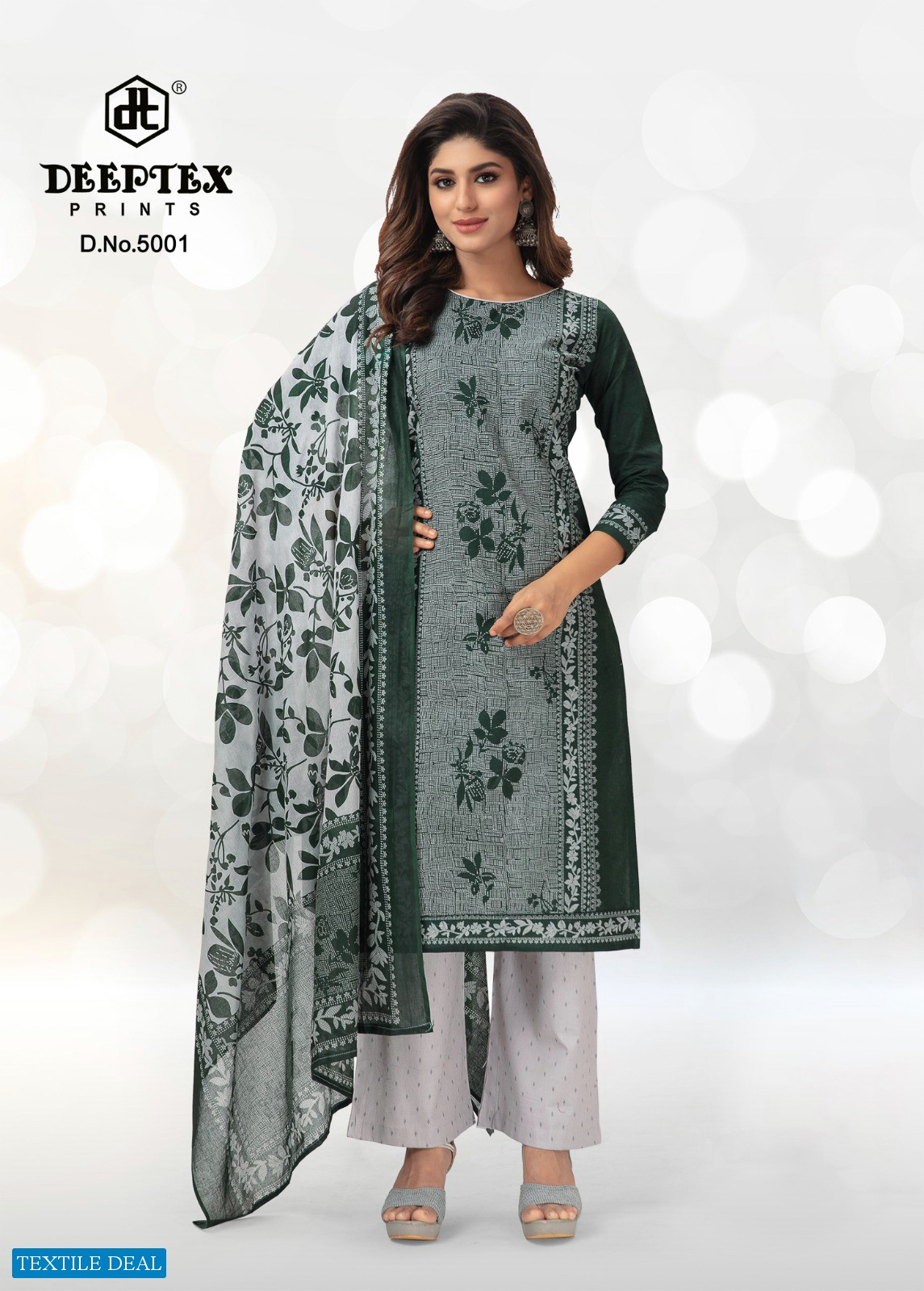 Deeptex Aaliza Vol-5 Wholesale Pure Cotton Printed Dress Material