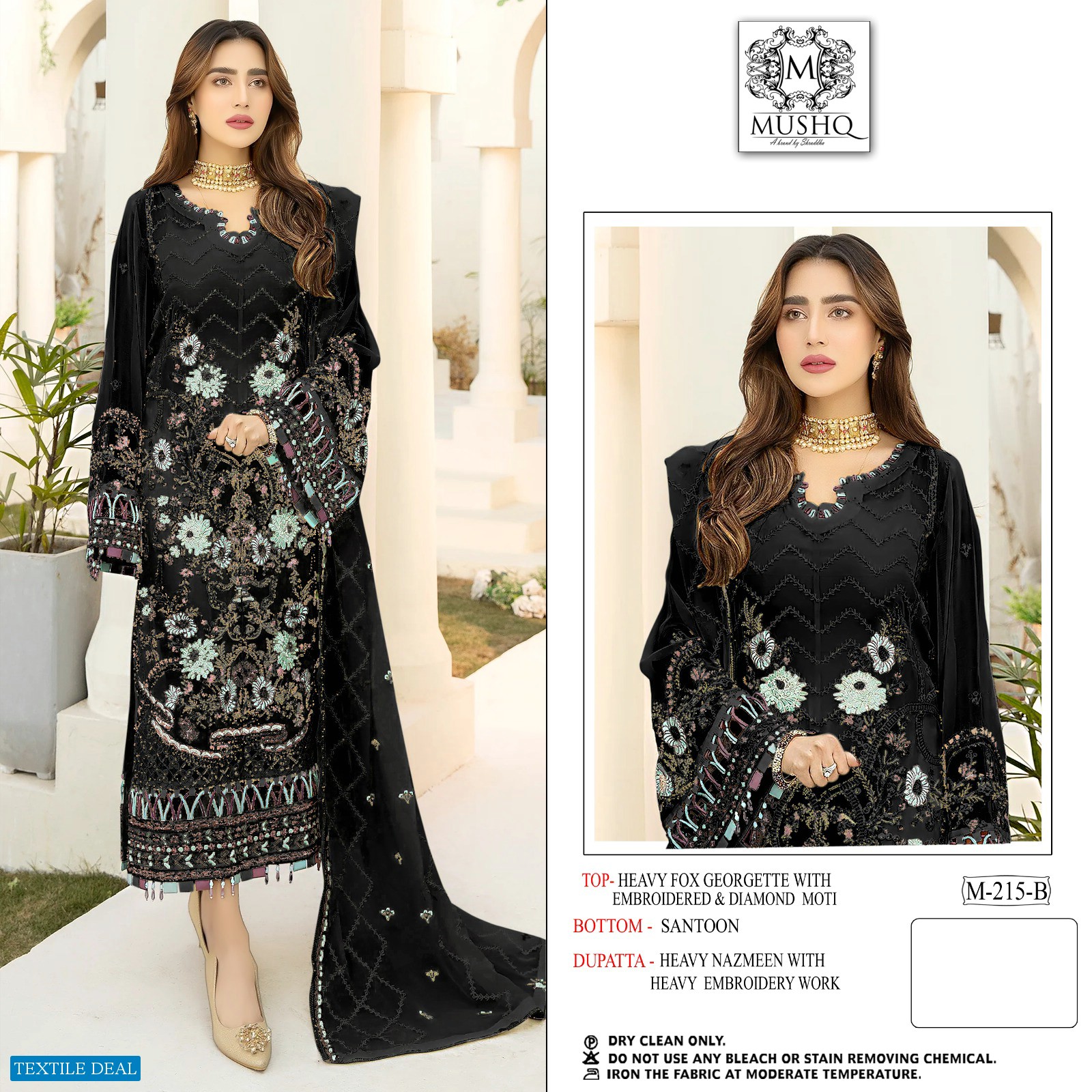Mushq M-215 Wholesale Pakistani Concept Pakistani Suits
