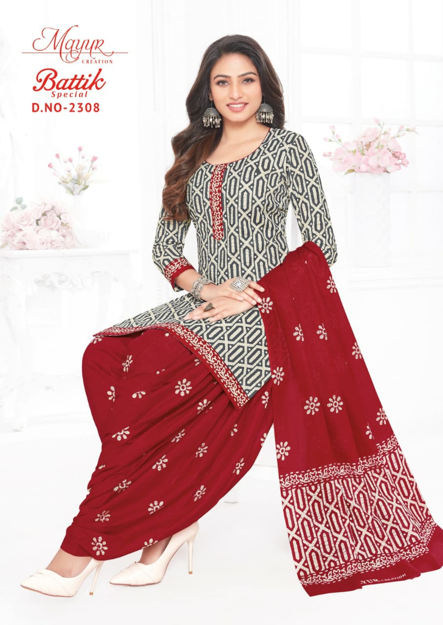 Mayur Battik Special Vol-23 Wholesale Pure Cotton Printed Dress Material