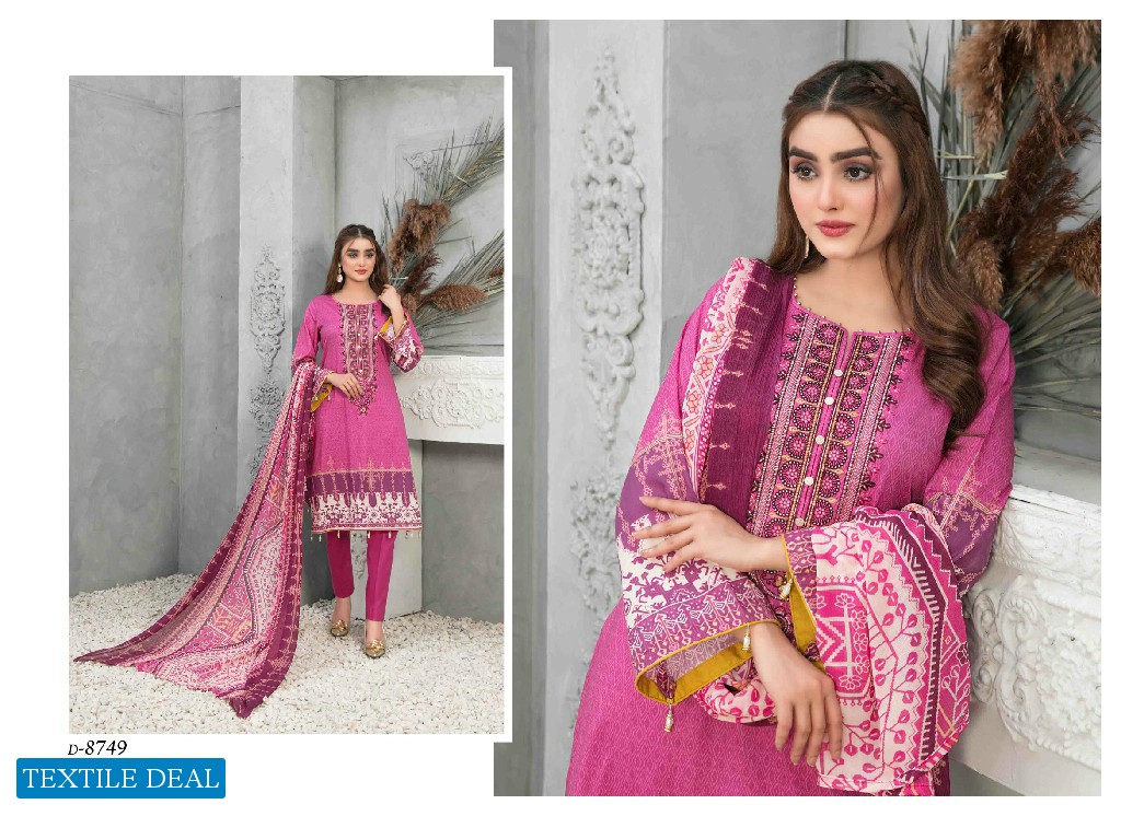 Tawakkal Devina Wholesale Embroidered Lawn Print Chiffon Printed Dupatta